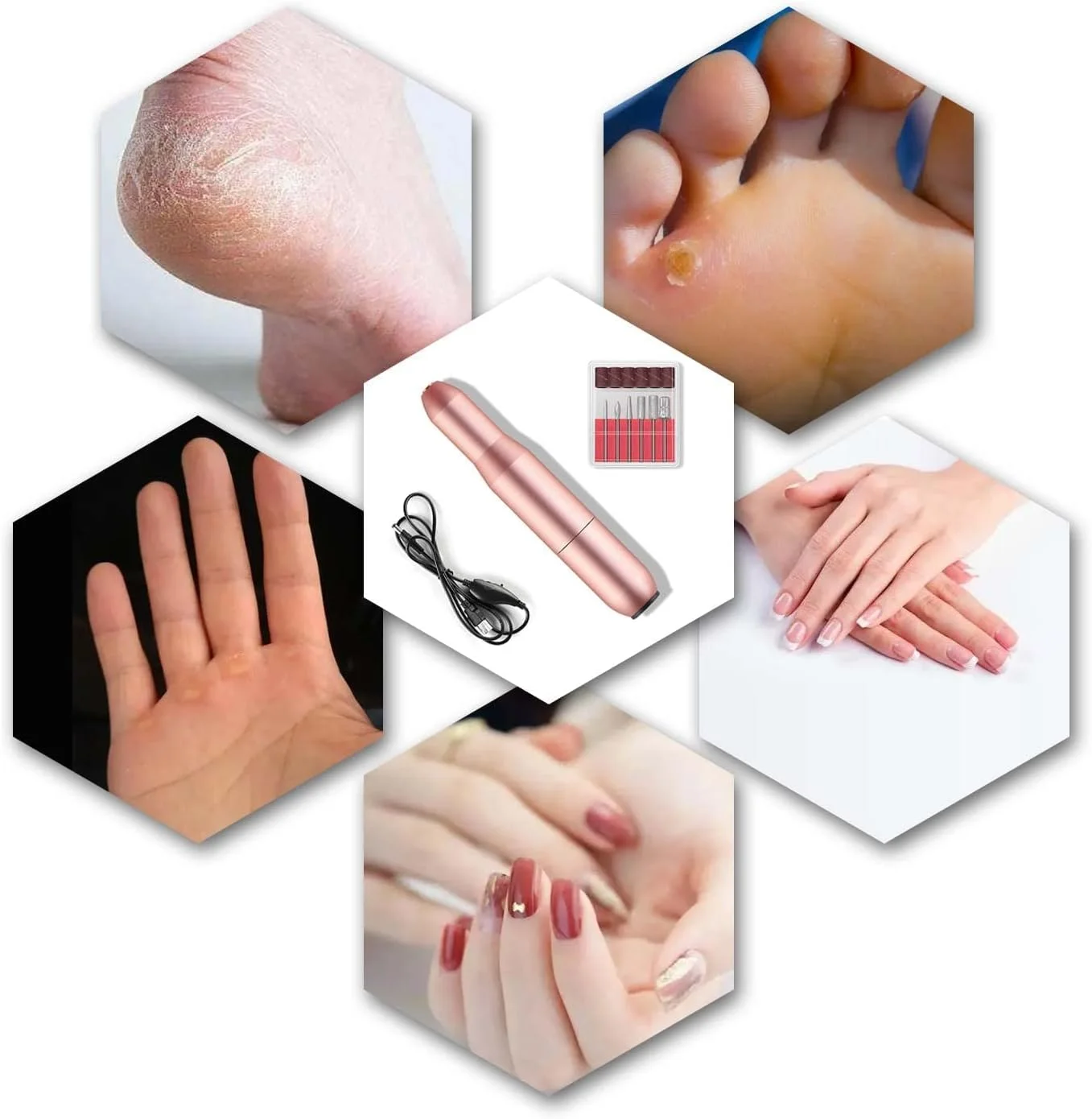 دستگاه سوهان برقی ناخن MAKINGTEC، سوهان برقی قابل حمل 20000 دور در دقیقه با 6 سر سوهان قابل تعویض و نوارهای سمباده برای لایه برداری، ساییدن، پولیش، برداشتن ناخن، ابزار ناخن اکریلیک دستگاه سوهان برقی ناخن MAKINGTEC، سوهان برقی قابل حمل 20000 دور در دقیقه با 6 سر سوهان قابل تعویض و نوارهای سمباده برای لایه برداری، ساییدن، پولیش، برداشتن ناخن، ابزار ناخن اکریلیک