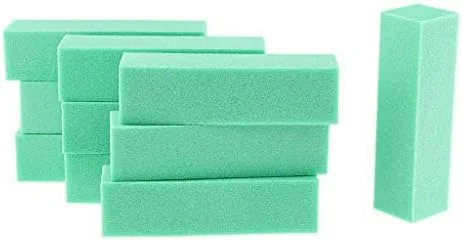 سوهان و بافر ناخن برانسون، کیت ابزار مانیکور حرفه ای مستطیلی، بلوک بافر مراقبت از هنر، درجه زبری 100/180، 10 عدد در بسته NBB10R سوهان و بافر ناخن برانسون، کیت ابزار مانیکور حرفه ای مستطیلی، بلوک بافر مراقبت از هنر، درجه زبری 100/180، 10 عدد در بسته NBB10R