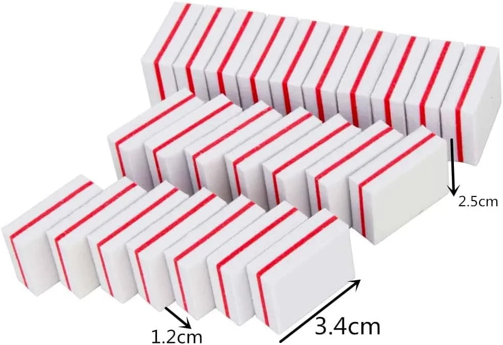 بافر ناخن مینی برانسون 50 عددی، اسفنج سوهان بلوک صورتی دو طرفه گریت 100/180، براق کننده هنر ناخن، پولیش، سمباده زنی، لوازم جانبی مانیکور بافر ناخن مینی برانسون 50 عددی، اسفنج سوهان بلوک صورتی دو طرفه گریت 100/180، براق کننده هنر ناخن، پولیش، سمباده زنی، لوازم جانبی مانیکور