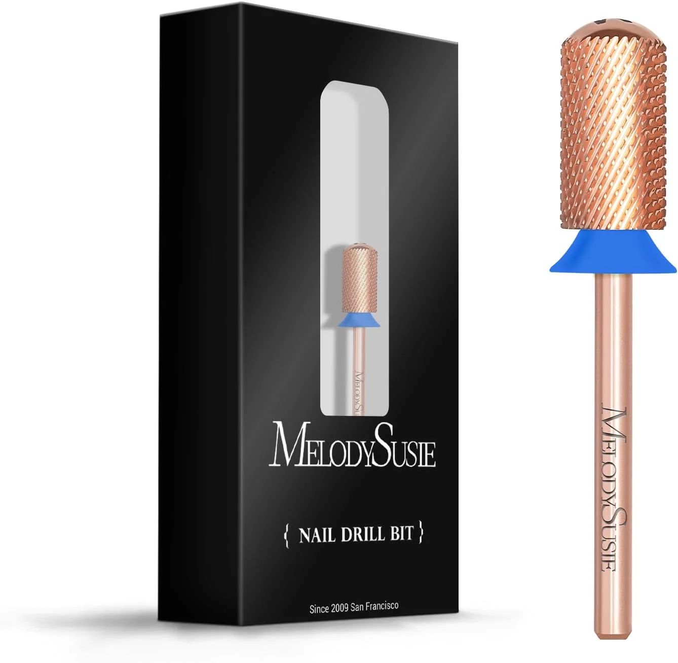 سوهان برقی ناخن ایمن MelodySusie، سر گرد صاف بزرگ کاربید 3/32 اینچی، مناسب برای مانیکور پدیکور پولیش ژل کوتیکول، مناسب برای مبتدیان، رزگلد، سری Bit-S، متوسط سوهان برقی ناخن ایمن MelodySusie، سر گرد صاف بزرگ کاربید 3/32 اینچی، مناسب برای مانیکور پدیکور پولیش ژل کوتیکول، مناسب برای مبتدیان، رزگلد، سری Bit-S، متوسط