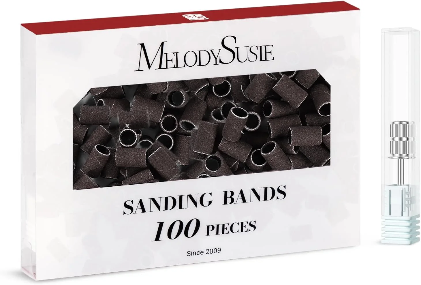 MelodySusie ۱۰۰ عدد نوار سمباده حرفه ای مانیکور ناخن درجه زبری ۲۴۰ به همراه میله MelodySusie ۱۰۰ عدد نوار سمباده حرفه ای مانیکور ناخن درجه زبری ۲۴۰ به همراه میله