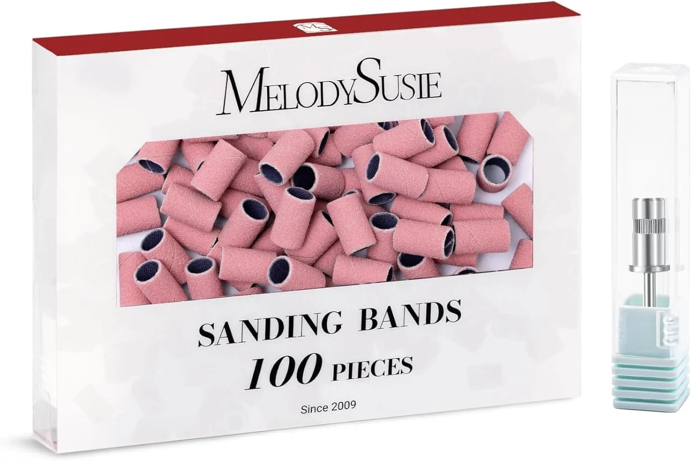 100 عدد سری سوهان ناخن MelodySusie، نوارهای سمباده ای متوسط 150 مناسب برای مانیکور و پدیکور ناخن های اکریلیک و ژلی 100 عدد سری سوهان ناخن MelodySusie، نوارهای سمباده ای متوسط 150 مناسب برای مانیکور و پدیکور ناخن های اکریلیک و ژلی