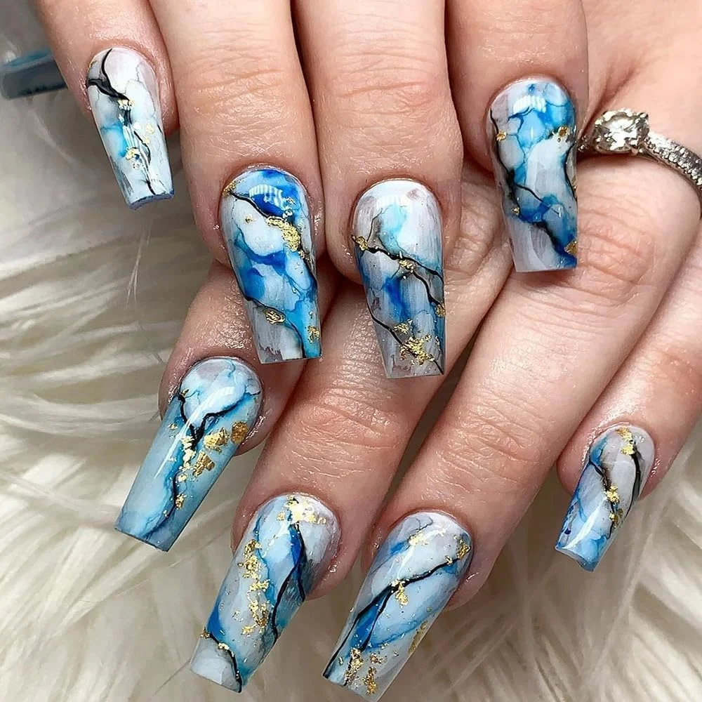 برچسب لاک ناخن طرح مرمر KASTWAVE، ۱۲ ورق برچسب ناخن طرح مرمر صورتی آبی طلایی، برچسب های کامل پوشش هنر ناخن تعطیلات برای زنان و دختران برچسب لاک ناخن طرح مرمر KASTWAVE، ۱۲ ورق برچسب ناخن طرح مرمر صورتی آبی طلایی، برچسب های کامل پوشش هنر ناخن تعطیلات برای زنان و دختران
