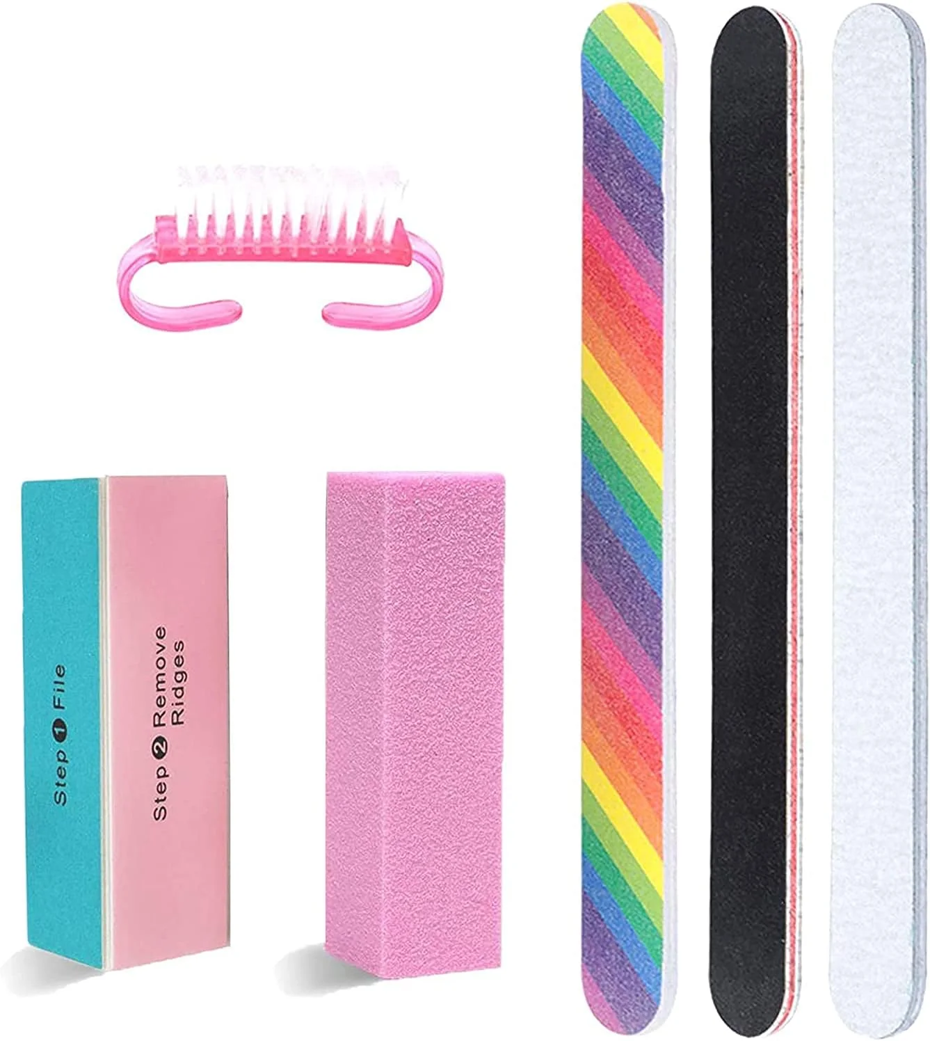 مجموعه 6 عددی سوهان ناخن ORiTi، برس، ابزار مانیکور بادوام، لوازم جانبی هنر ناخن، سوهان ناخن، ابزار پولیش ژل UV، رنگ تصادفی مجموعه 6 عددی سوهان ناخن ORiTi، برس، ابزار مانیکور بادوام، لوازم جانبی هنر ناخن، سوهان ناخن، ابزار پولیش ژل UV، رنگ تصادفی