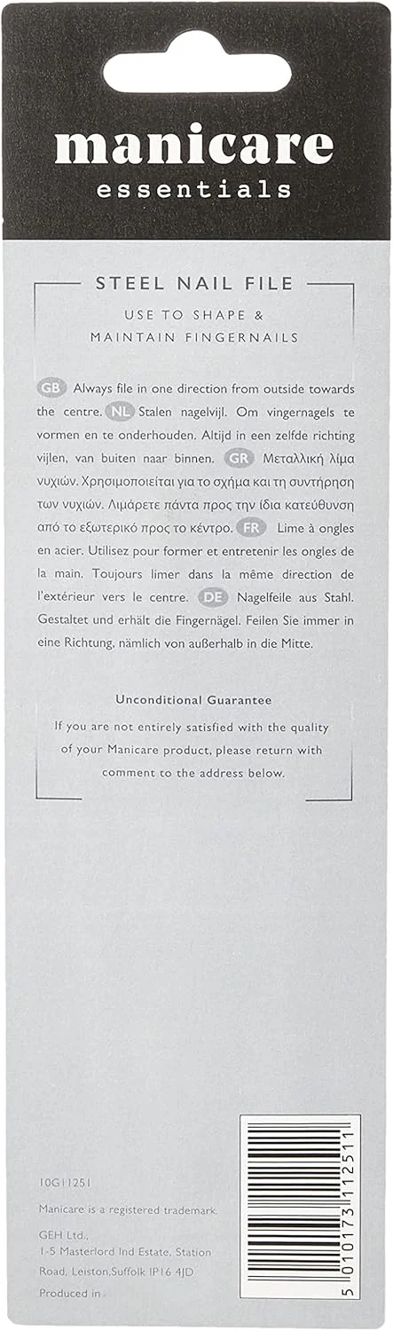 سوهان ناخن استیل Manicare، دارای دو طرف سمباده ای قوی، استیل ضد زنگ سنگین، برای ناخن های دست و پا، عقب زننده کوتیکول، مناسب برای سالن های حرفه ای، منزل یا مسافرت، شامل کیف نگهداری سوهان ناخن استیل Manicare، دارای دو طرف سمباده ای قوی، استیل ضد زنگ سنگین، برای ناخن های دست و پا، عقب زننده کوتیکول، مناسب برای سالن های حرفه ای، منزل یا مسافرت، شامل کیف نگهداری