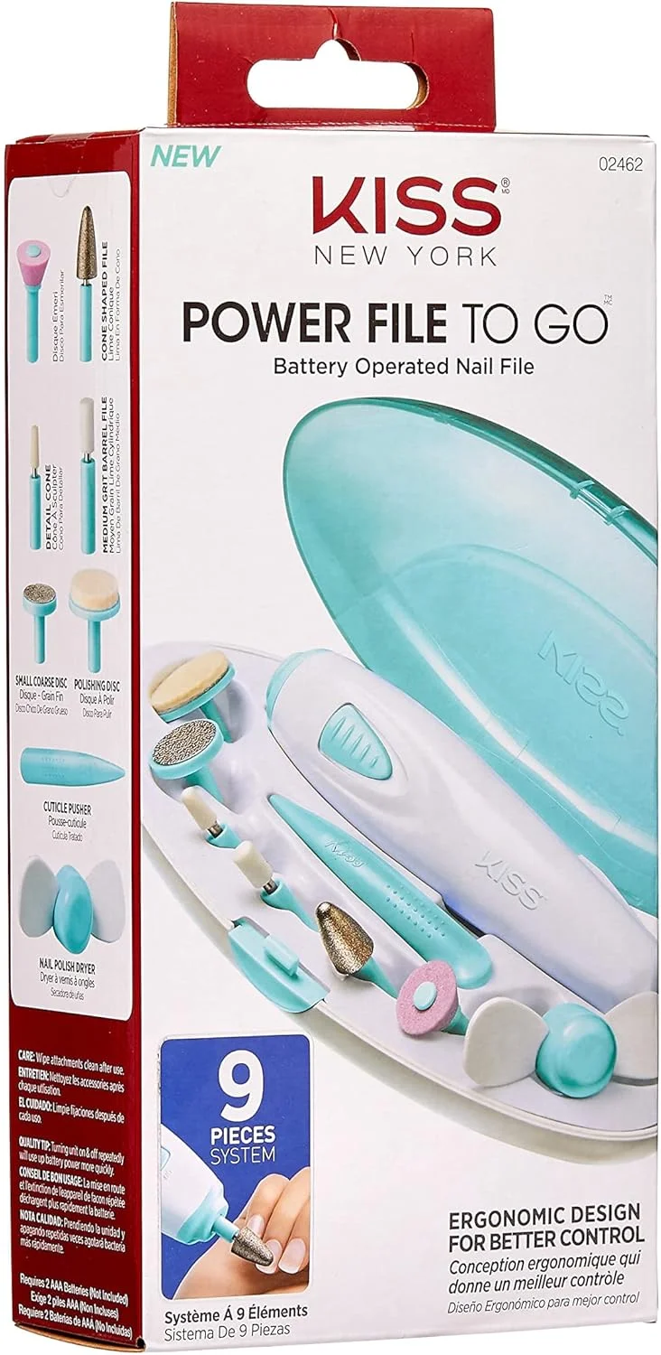 ابزار برقی مانیکور و پدیکور قابل حمل با باتری، مراقبت حرفه ای از ناخن با 8 سری و جعبه نگهداری، برای شکل دادن، تمیز کردن و پولیش ناخن ها ابزار برقی مانیکور و پدیکور قابل حمل با باتری، مراقبت حرفه ای از ناخن با 8 سری و جعبه نگهداری، برای شکل دادن، تمیز کردن و پولیش ناخن ها