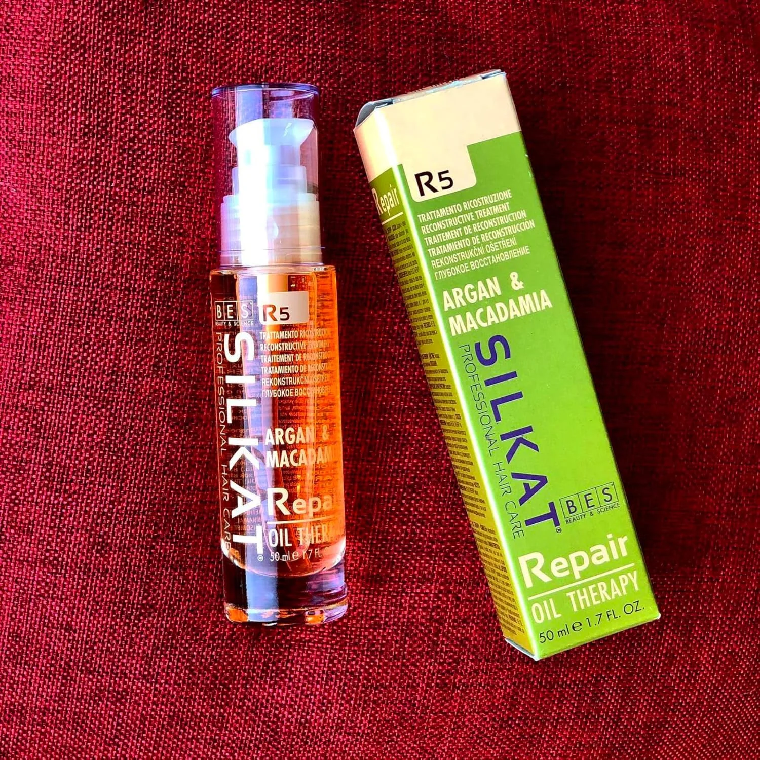 روغن درمانی ترمیم کننده مو HACURLIST BES R5