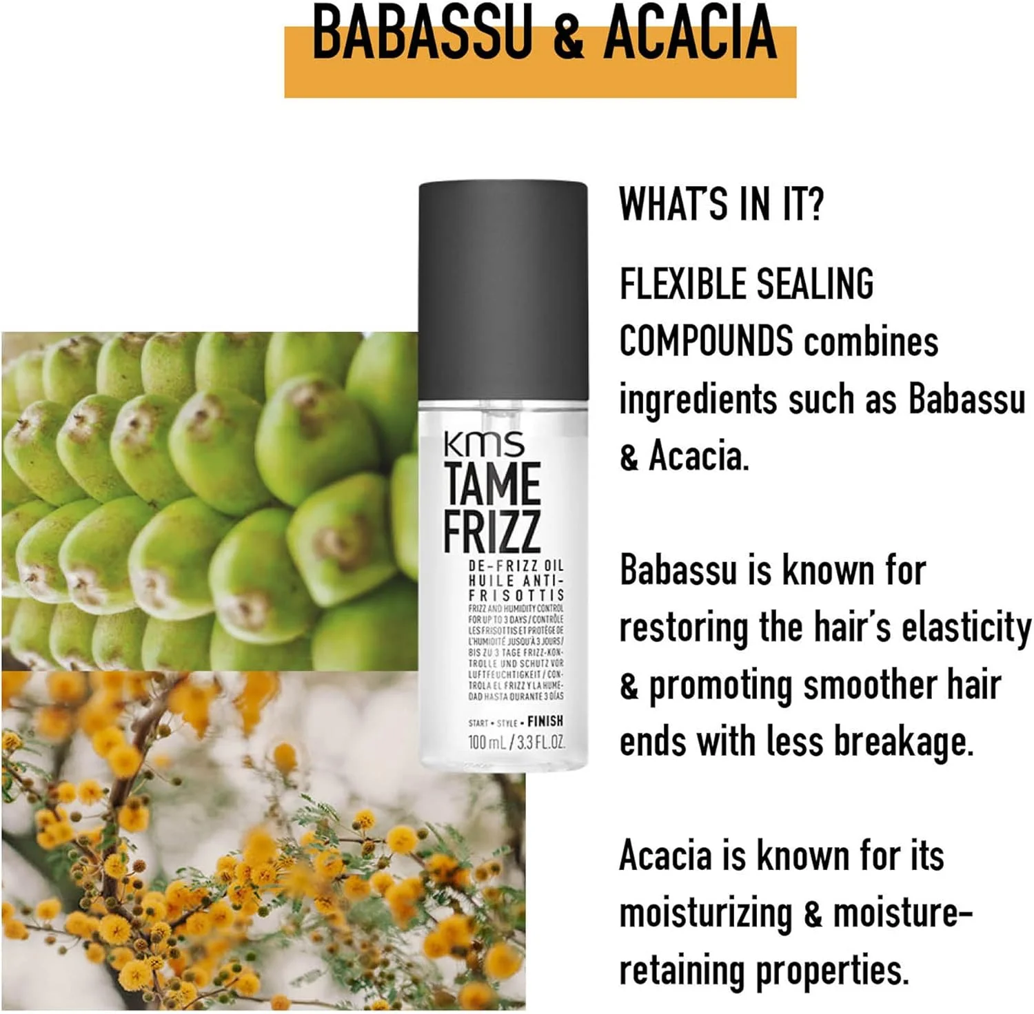 روغن ضد وز مو KMS Tame Frizz، حجم 100 میلی لیتر روغن ضد وز مو KMS Tame Frizz، حجم 100 میلی لیتر