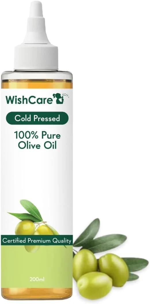 روغن زیتون خالص ممتاز فشرده سرد WishCare، 200 میلی لیتر