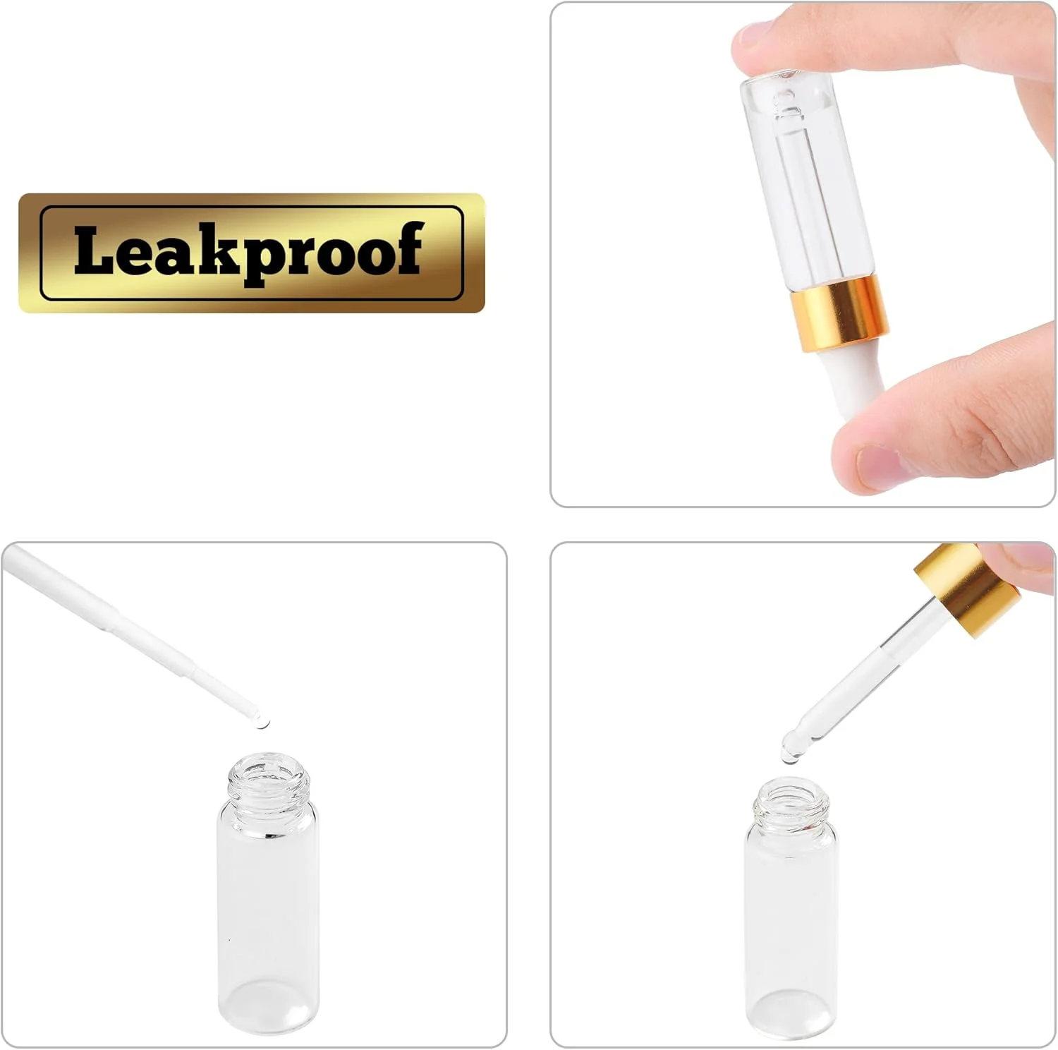 بطری قطره چکان 5 میلی لیتر، بسته 50 عددی شیشه ای با قطره چکان، ظرف کوچک آرایشی بطری دار برای اسانس، روغن ناخن و روغن کوتیکول، سرم ها بطری قطره چکان 5 میلی لیتر، بسته 50 عددی شیشه ای با قطره چکان، ظرف کوچک آرایشی بطری دار برای اسانس، روغن ناخن و روغن کوتیکول، سرم ها