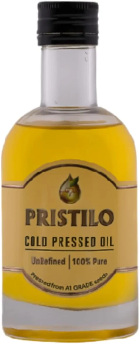 روغن کرچک پرس سرد پریستیلو - 500 میلی لیتر – 100% خالص، تصفیه نشده، دانه های درجه A1 | برای رشد مو، مژه ها، پوست و موارد دیگر