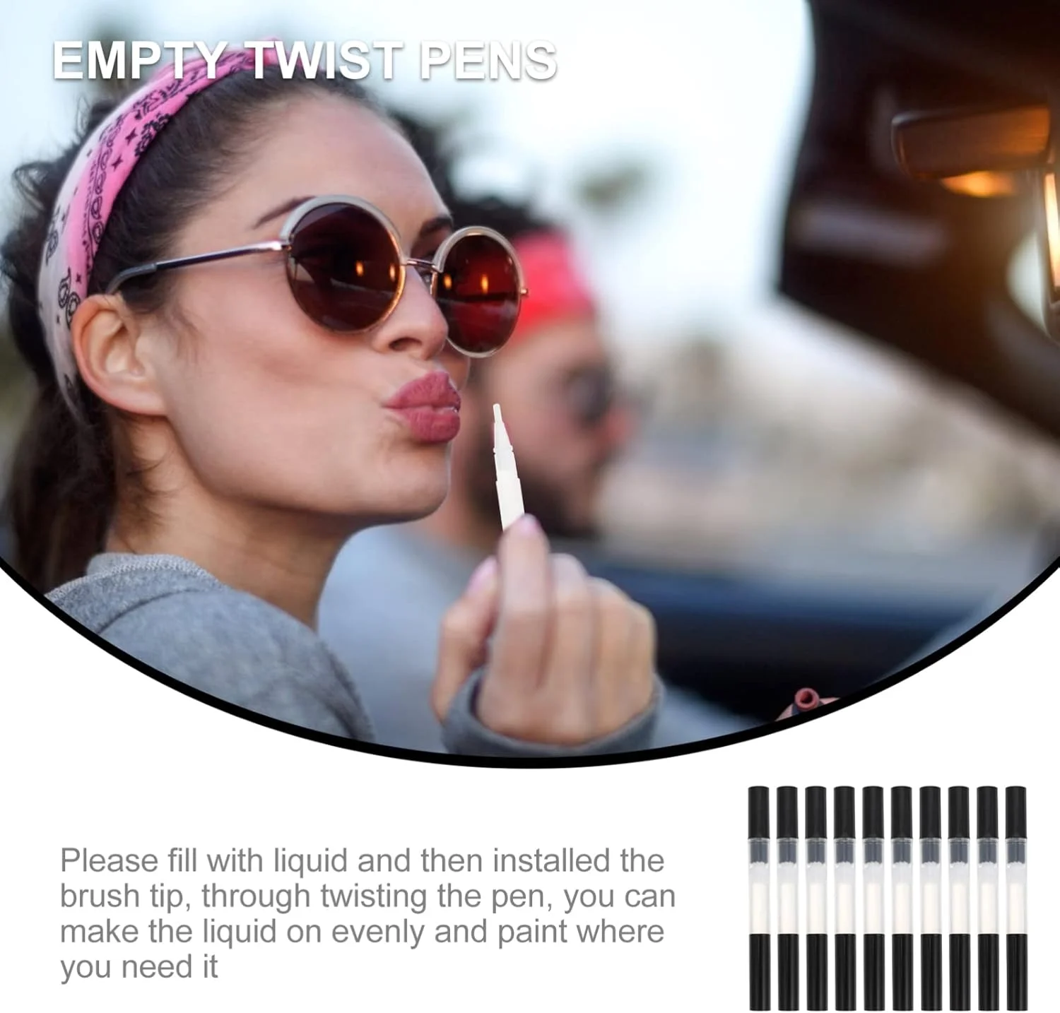 لوروز 10 عدد قلم پیچشی شفاف خالی، قلم روغن ناخن، ظرف براق کننده لب آرایشی، اپلیکاتور، لوله مایع رشد مژه برای لوازم زیبایی 3 میلی لیتر رنگ 2 لوروز 10 عدد قلم پیچشی شفاف خالی، قلم روغن ناخن، ظرف براق کننده لب آرایشی، اپلیکاتور، لوله مایع رشد مژه برای لوازم زیبایی 3 میلی لیتر رنگ 2