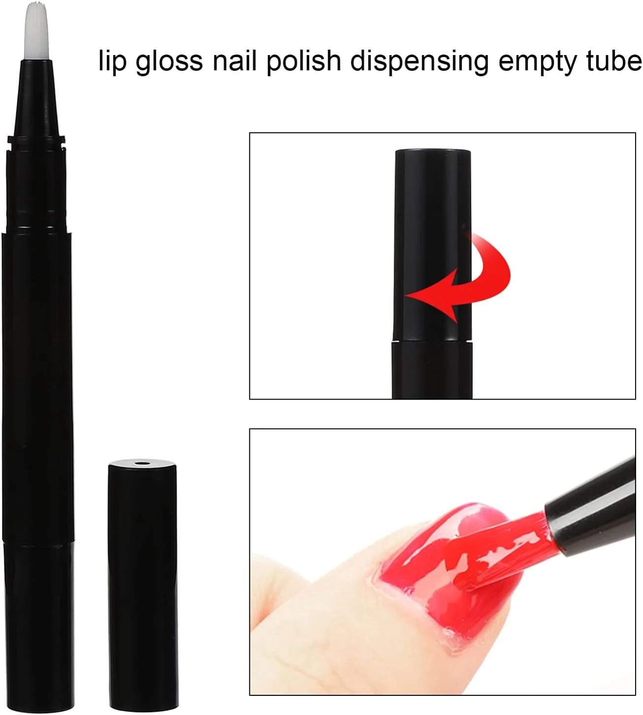 بیوتیفول ۴ عدد قلم روغن ناخن خالی، قلم های چرخشی، برس براق کننده لب، ظروف لوازم آرایشی، اپلیکاتور، لوله مایع رشد مژه ۳ میلی لیتر بیوتیفول ۴ عدد قلم روغن ناخن خالی، قلم های چرخشی، برس براق کننده لب، ظروف لوازم آرایشی، اپلیکاتور، لوله مایع رشد مژه ۳ میلی لیتر