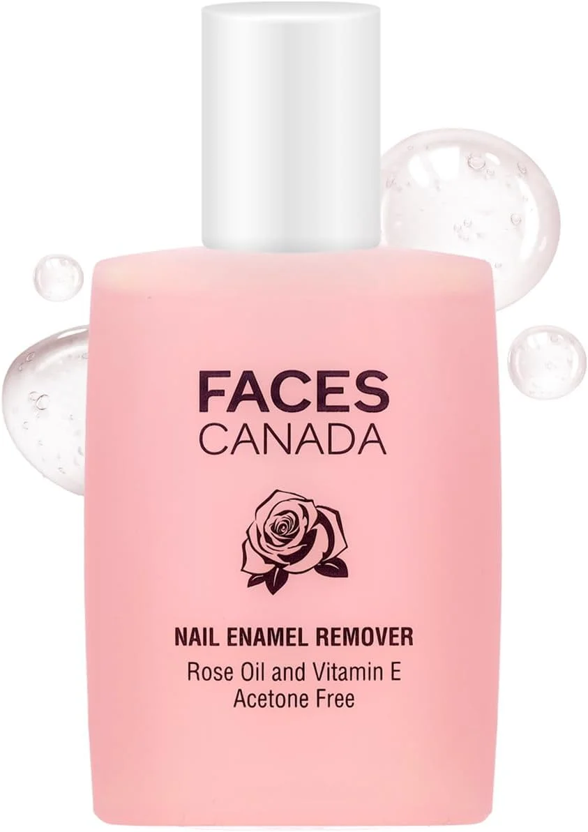 لاک پاک کن FACES CANADA - 90 میلی لیتر | غنی شده با روغن گل رز و ویتامین E | نرم کننده و آبرسان کوتیکول | استفاده آسان | لاک پاک کن ملایم | بدون استون | بدون تست حیوانی لاک پاک کن FACES CANADA - 90 میلی لیتر | غنی شده با روغن گل رز و ویتامین E | نرم کننده و آبرسان کوتیکول | استفاده آسان | لاک پاک کن ملایم | بدون استون | بدون تست حیوانی