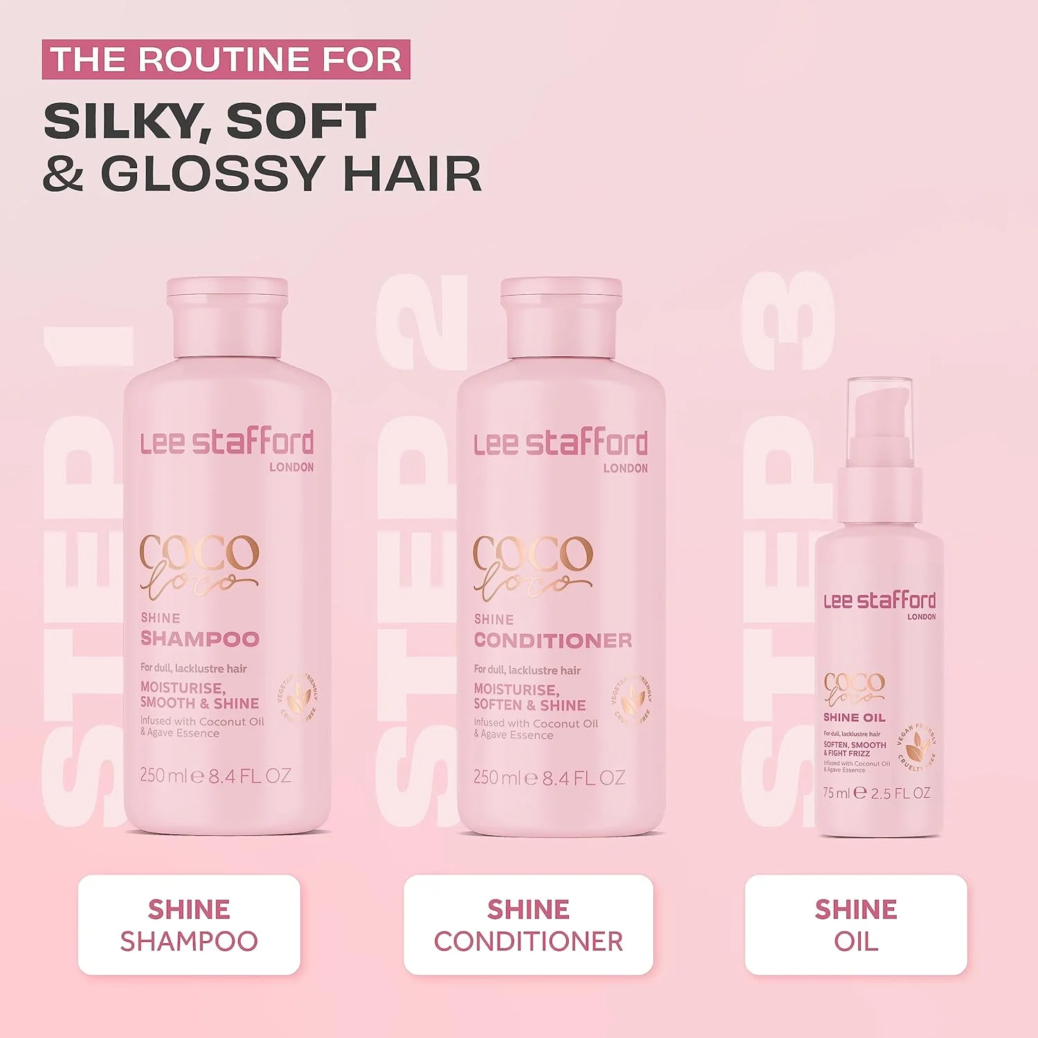 روغن موی درخشان کننده لی استافورد | مجموعه کوکو لوکو - بهترین روغن حالت دهنده مغذی و ضد وز برای موهای خشک و آسیب دیده، افزایش رطوبت و درخشش به موهای کدر، برای آقایان و بانوان، 75 میلی لیتر روغن موی درخشان کننده لی استافورد | مجموعه کوکو لوکو - بهترین روغن حالت دهنده مغذی و ضد وز برای موهای خشک و آسیب دیده، افزایش رطوبت و درخشش به موهای کدر، برای آقایان و بانوان، 75 میلی لیتر