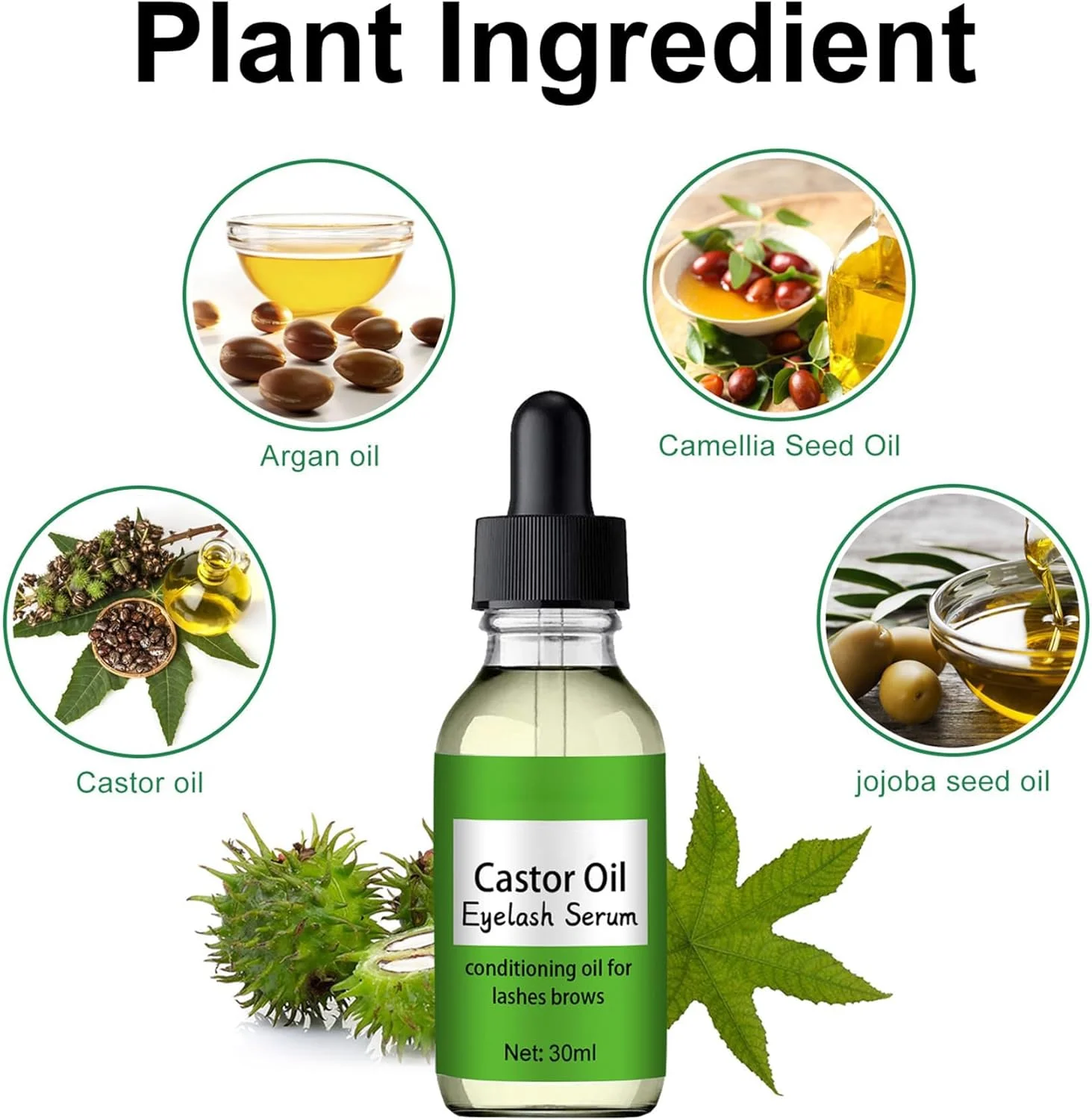 روغن کرچک برای مژه و ابرو، 100% ارگانیک با پرس سرد، مرطوب کننده برای مو، صورت، پوست و بدن، آبرسان و مغذی، ایده آل برای بانوان (2 عدد) روغن کرچک برای مژه و ابرو، 100% ارگانیک با پرس سرد، مرطوب کننده برای مو، صورت، پوست و بدن، آبرسان و مغذی، ایده آل برای بانوان (2 عدد)