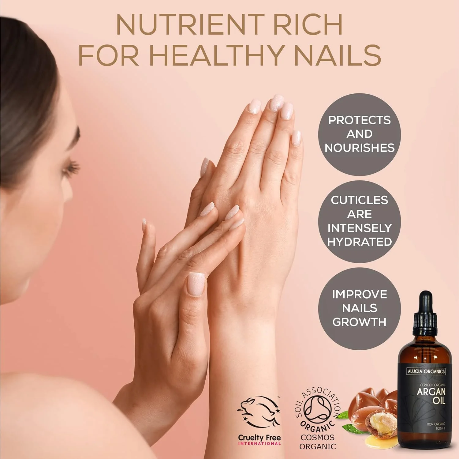 روغن آرگان ارگانیک تایید شده (50 میلی لیتر) - خالص، طبیعی، پرس سرد، ارگانیک تایید شده، وگان، بدون تست حیوانی، برای پوست، صورت، بدن، مو، ناخن روغن آرگان ارگانیک تایید شده (50 میلی لیتر) - خالص، طبیعی، پرس سرد، ارگانیک تایید شده، وگان، بدون تست حیوانی، برای پوست، صورت، بدن، مو، ناخن