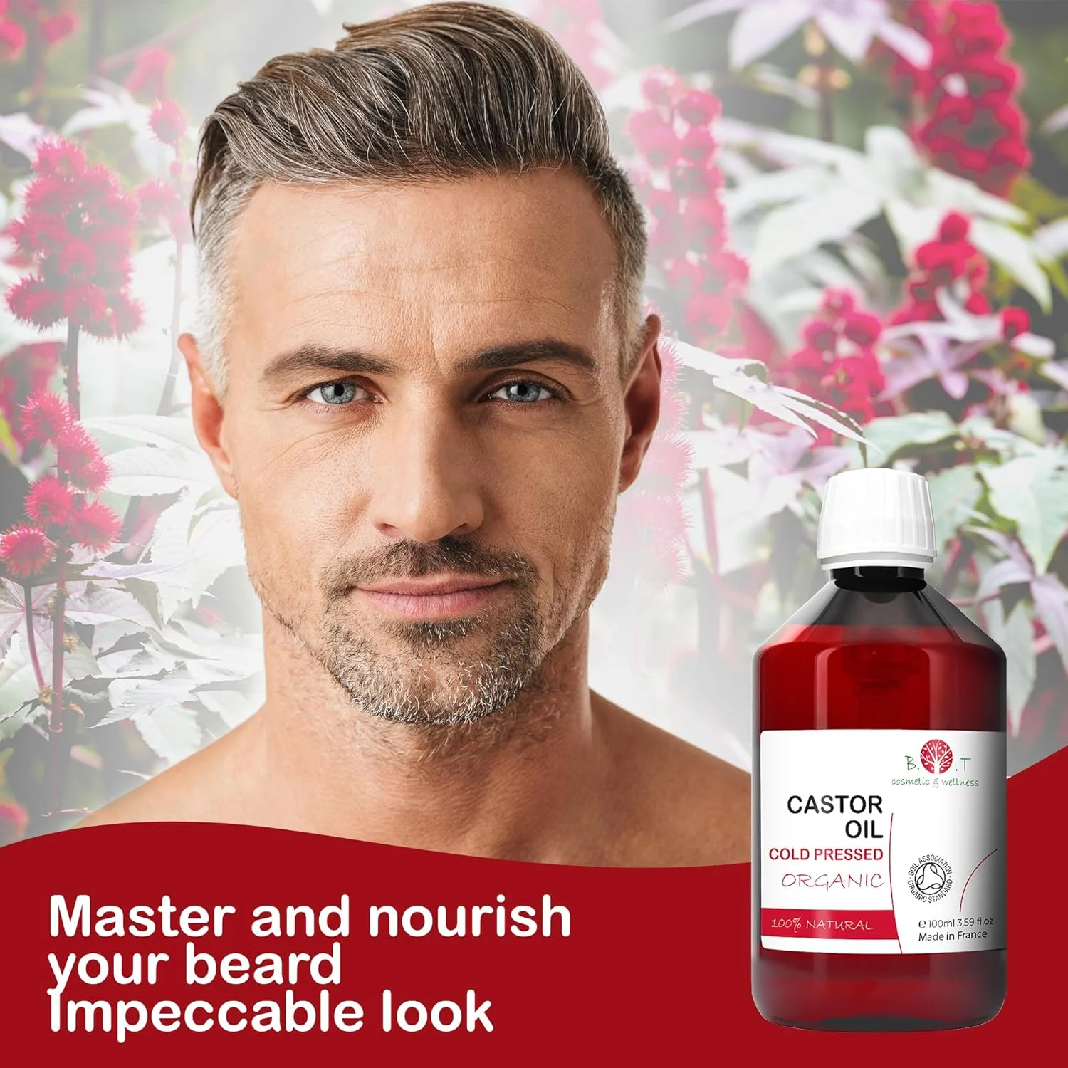 روغن کرچک ارگانیک - موهای درخشان و قوی، مژه و ابروهای پرپشت، ریش پرپشت، پوست عمیقا آبرسانی شده و جوان، ناخن های تقویت شده، بافت متراکم، 100% خالص، پرس سرد 1000 میلی لیتر روغن کرچک ارگانیک - موهای درخشان و قوی، مژه و ابروهای پرپشت، ریش پرپشت، پوست عمیقا آبرسانی شده و جوان، ناخن های تقویت شده، بافت متراکم، 100% خالص، پرس سرد 1000 میلی لیتر