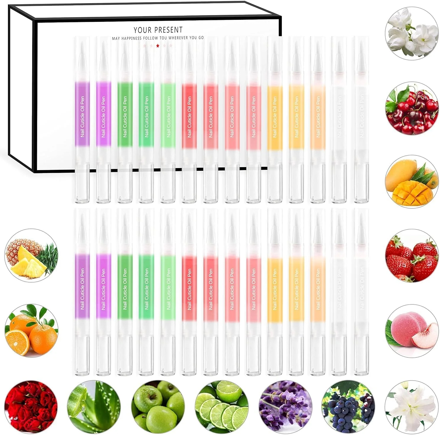 روغن کوتیکول ناخن قلمی 28 عددی، روغن مراقبت از ناخن، روغن تغذیه کننده ناخن با ویتامین ها، ترمیم کننده لاک ژل مرطوب کننده برای مراقبت از ناخن های ژلی