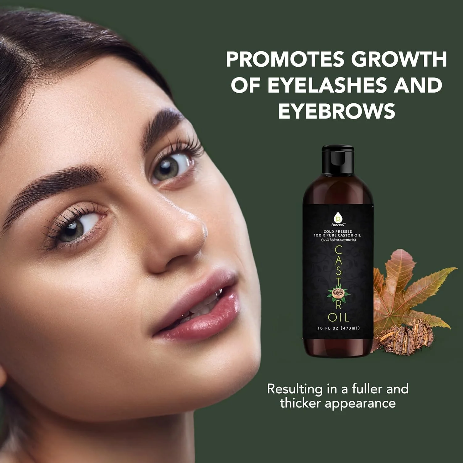 روغن کرچک پرس سرد Pursonic (473ml)، ۱۰۰٪ خالص، بدون هگزان - مرطوب کننده و ترمیم کننده، مناسب برای پوست خشک، رشد مو - برای پوست، مراقبت از مو، مژه ها روغن کرچک پرس سرد Pursonic (473ml)، ۱۰۰٪ خالص، بدون هگزان - مرطوب کننده و ترمیم کننده، مناسب برای پوست خشک، رشد مو - برای پوست، مراقبت از مو، مژه ها