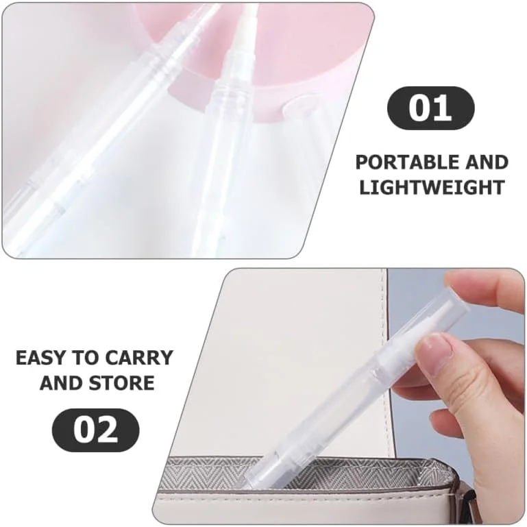 ۱۰ عدد قلم پیچشی شفاف قابل پر کردن مجدد برای براق کننده لب، روغن کوتیکول و سایر مایعات، لوله های اپلیکاتور خالی برای نگهداری لوازم آرایشی و استفاده از آرایش