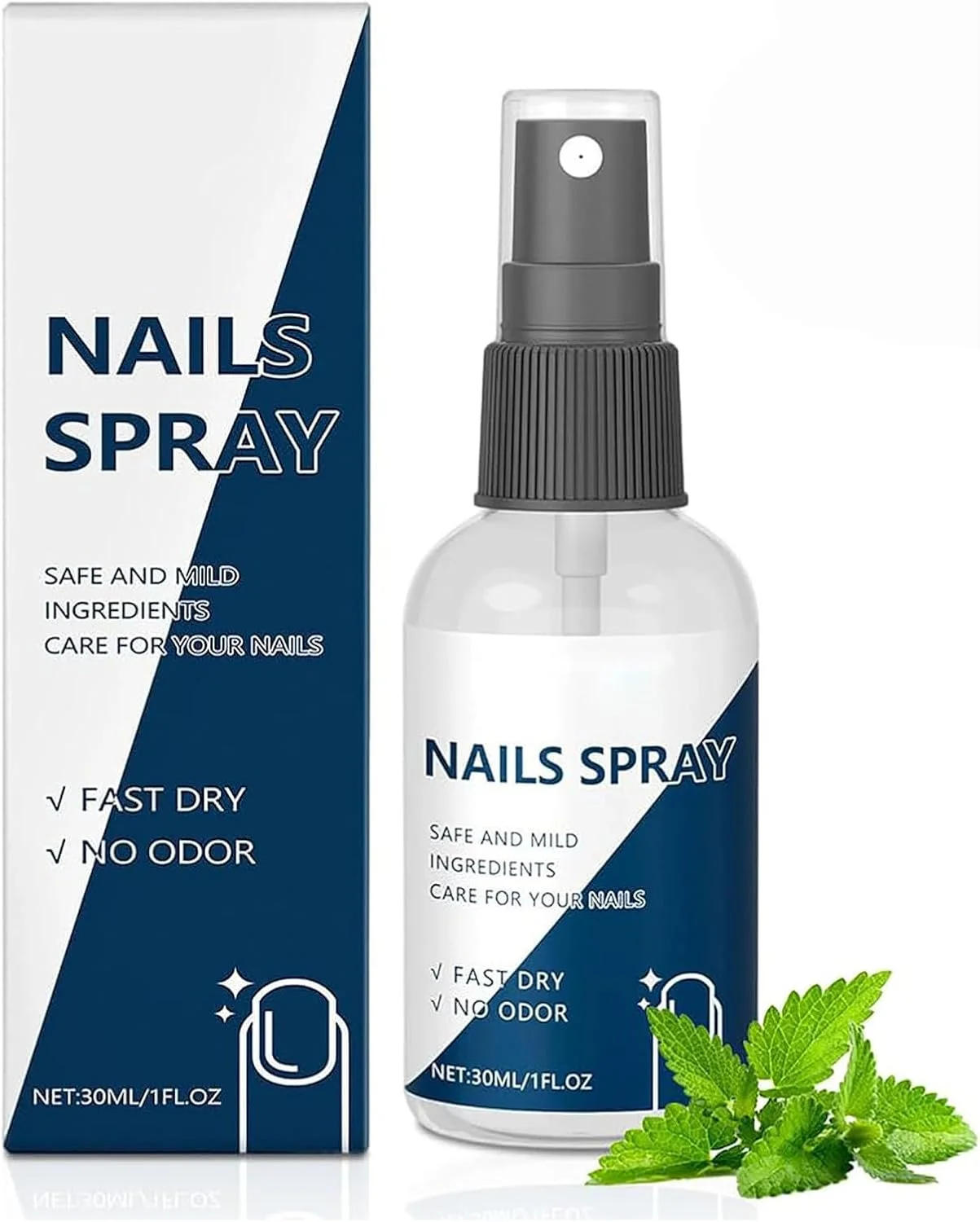 Nails Spray for Nails Care Moisturizer, Nail Strengthener and Growth for Damaged Nails, Keeps Feet Fresh & Dry All Day, Quick-Drying & Non-Greasy, Moisturizing Cuticle for Women & Men (1pc)
