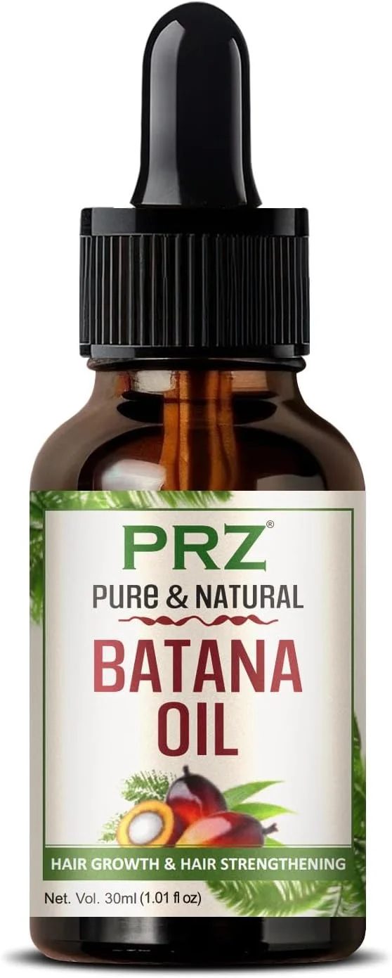 روغن باتانا PRZ برای رشد مو | روغن باتانا ارگانیک برای مو و پوست سر سالم | تقویت کننده رشد موهای قوی تر و درخشان تر | 30 میلی لیتر