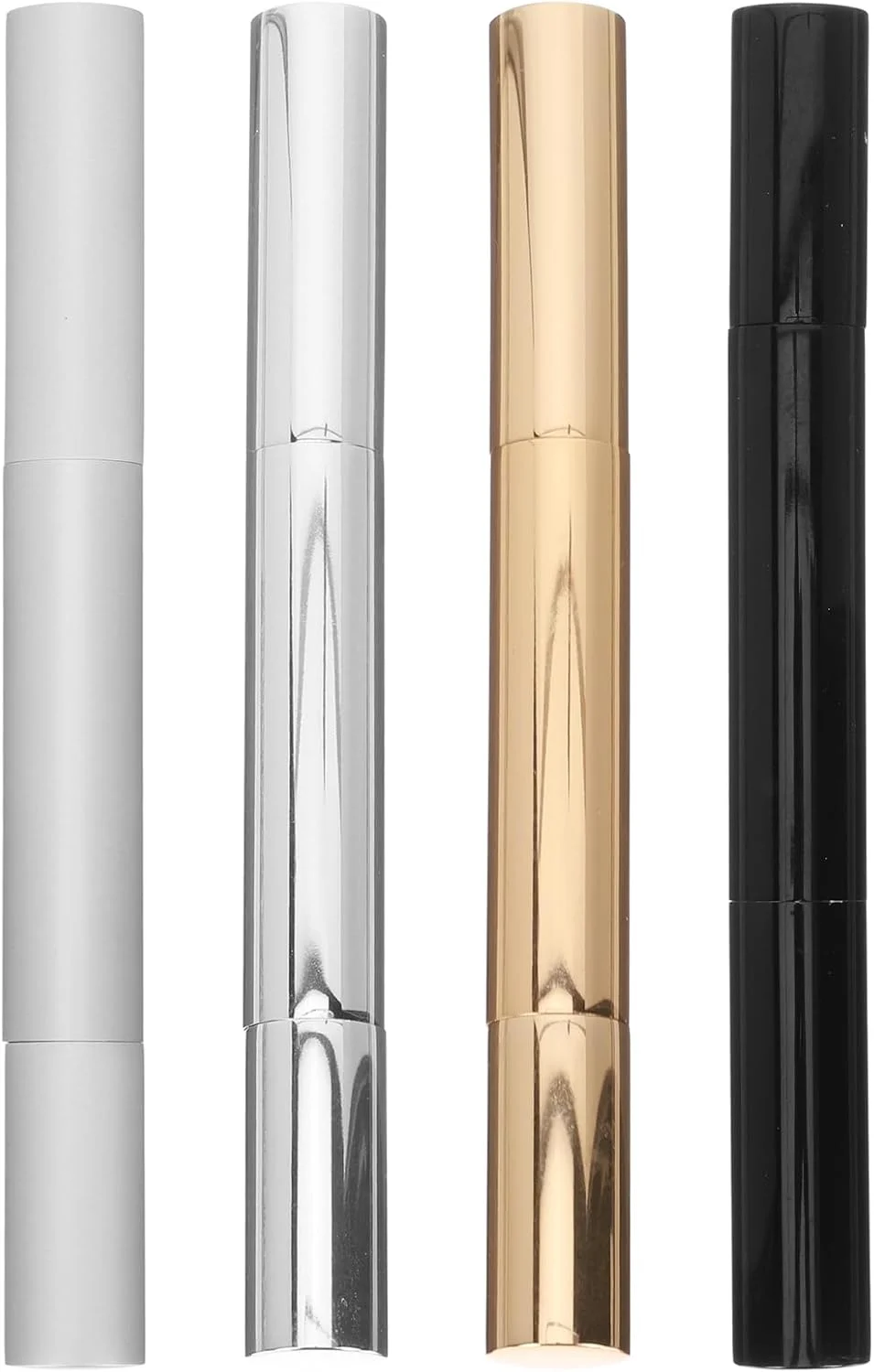 ظرف آرایشی FRCOLOR، 4 عدد قلم روغن ناخن خالی 3 میلی لیتری با نوک برس، لوله مایع رشد مژه، ظرف ژل براق کننده لب، اپلیکاتور روغن کوتیکول، لوازم آرایشی مسافرتی مایع