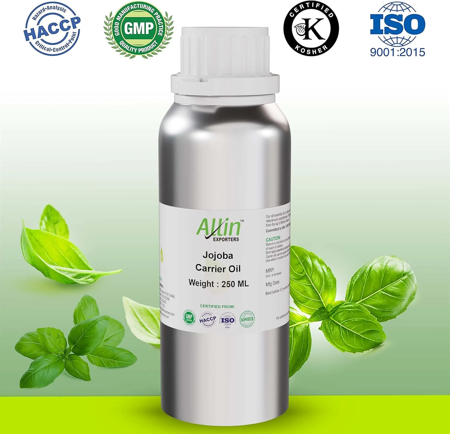 روغن جوجوبا آلین اکسپورترز ۱۰۰% طبیعی و خالص، روغن پایه حامل فشرده سرد برای رشد مو، ماساژ پوست خشک، صورت، لب ها، کوتیکول ها، چین و چروک و ترک های پوستی (250 میلی لیتر) روغن جوجوبا آلین اکسپورترز ۱۰۰% طبیعی و خالص، روغن پایه حامل فشرده سرد برای رشد مو، ماساژ پوست خشک، صورت، لب ها، کوتیکول ها، چین و چروک و ترک های پوستی (250 میلی لیتر)