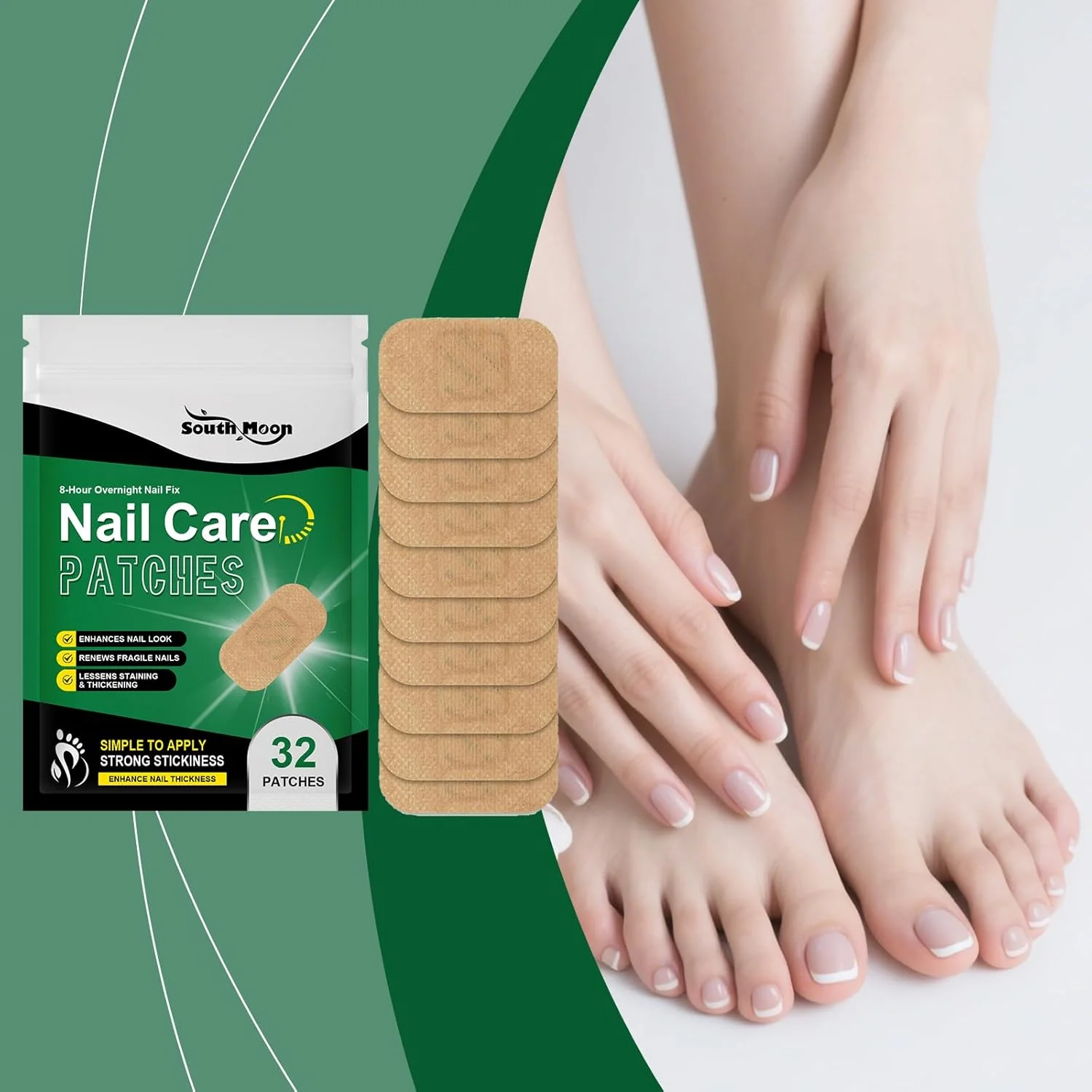 پد مراقبت از ناخن با روغن درخت چای - پدهای ترمیم ناخن برای مراقبت از ناخن انگشتان پا و دست | پد ملایم درمان ناخن برای استفاده روزانه | پدهای سبک روغن درخت چای برای ترمیم چند منظوره ناخن پد مراقبت از ناخن با روغن درخت چای - پدهای ترمیم ناخن برای مراقبت از ناخن انگشتان پا و دست | پد ملایم درمان ناخن برای استفاده روزانه | پدهای سبک روغن درخت چای برای ترمیم چند منظوره ناخن