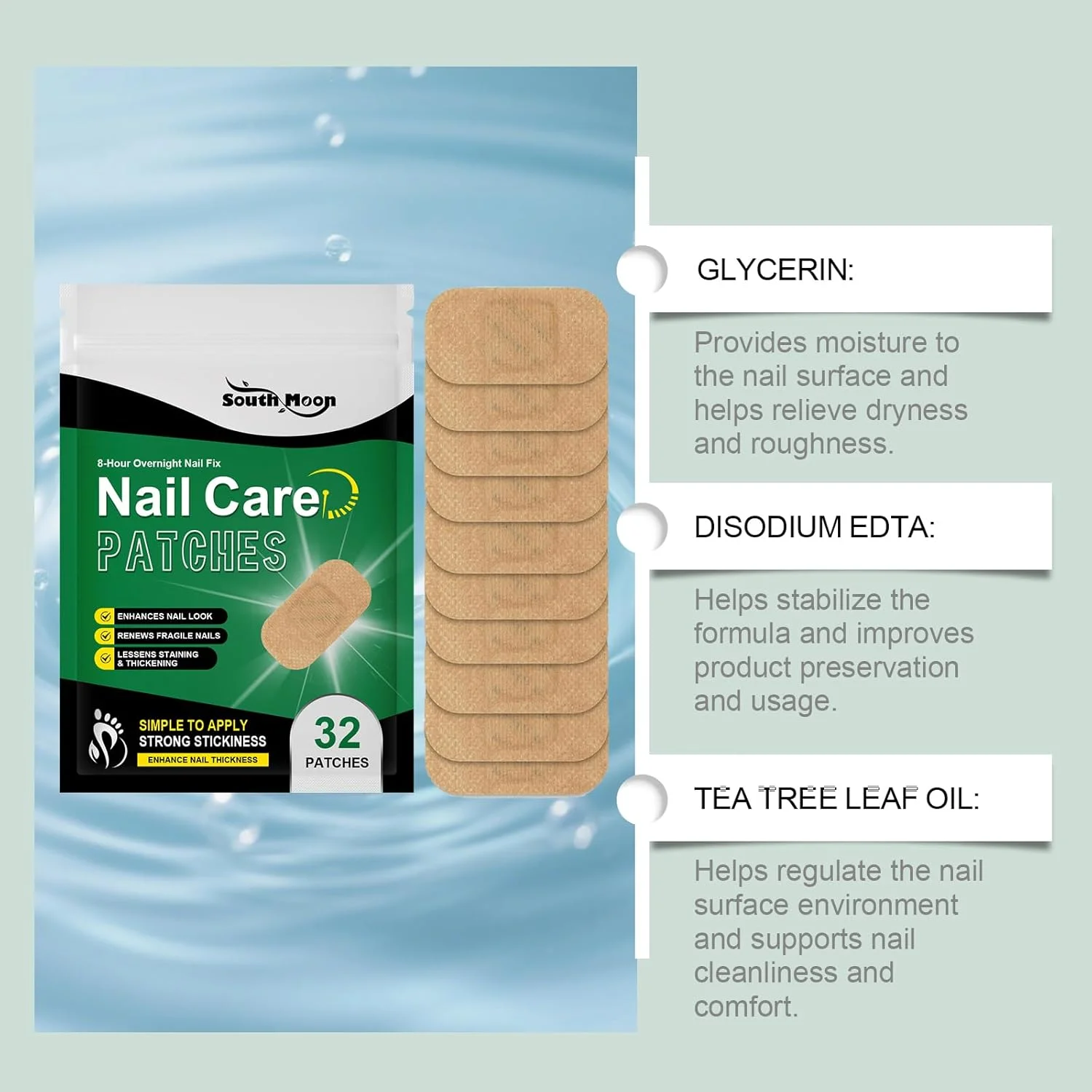 پد مراقبت از ناخن با روغن درخت چای - پدهای ترمیم ناخن برای مراقبت از ناخن انگشتان پا و دست | پد ملایم درمان ناخن برای استفاده روزانه | پدهای سبک روغن درخت چای برای ترمیم چند منظوره ناخن پد مراقبت از ناخن با روغن درخت چای - پدهای ترمیم ناخن برای مراقبت از ناخن انگشتان پا و دست | پد ملایم درمان ناخن برای استفاده روزانه | پدهای سبک روغن درخت چای برای ترمیم چند منظوره ناخن