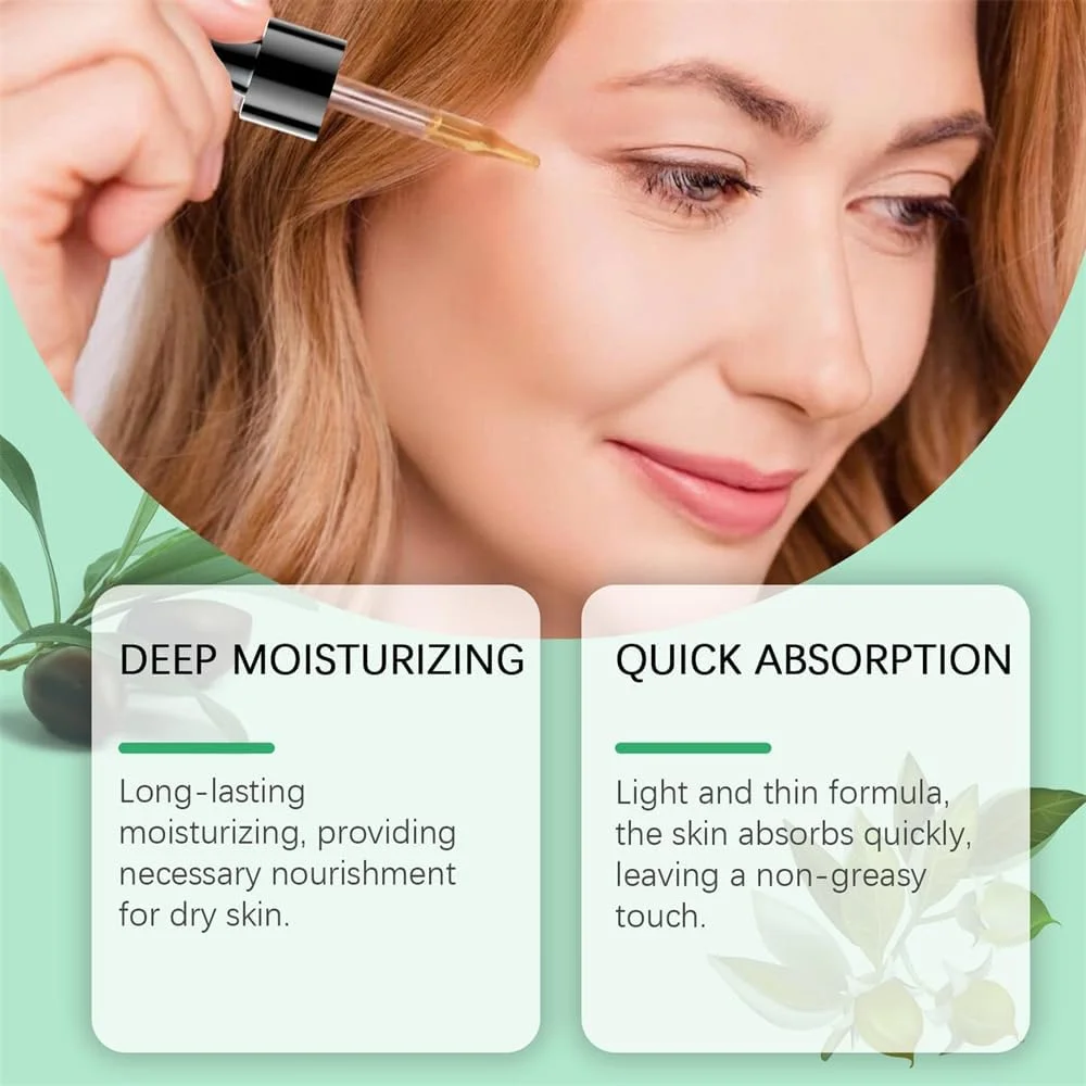 روغن جوجوبا ارگانیک پرس سرد (100 میلی لیتر) - روغن صورت و بدن ضد چروک و سفت کننده پوست، روغن ضروری آبرسان برای مراقبت از پوست، ماساژ و درمان خطوط ریز روغن جوجوبا ارگانیک پرس سرد (100 میلی لیتر) - روغن صورت و بدن ضد چروک و سفت کننده پوست، روغن ضروری آبرسان برای مراقبت از پوست، ماساژ و درمان خطوط ریز