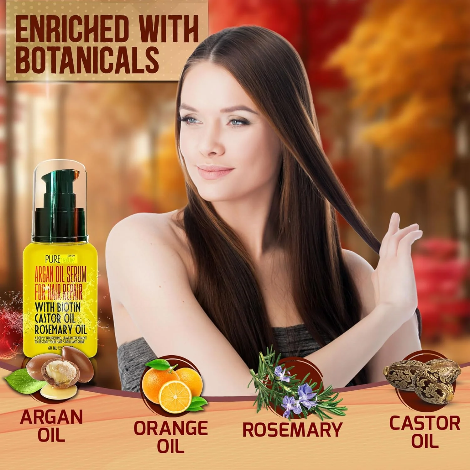 سرم مو روغن آرگان مراکشی - نجات موهای وز و آسیب دیده - با خواص محافظت از حرارت و صاف کنندگی - محصولات آبرسان ضد وز برای موهای فر و صاف با موخوره سرم مو روغن آرگان مراکشی - نجات موهای وز و آسیب دیده - با خواص محافظت از حرارت و صاف کنندگی - محصولات آبرسان ضد وز برای موهای فر و صاف با موخوره