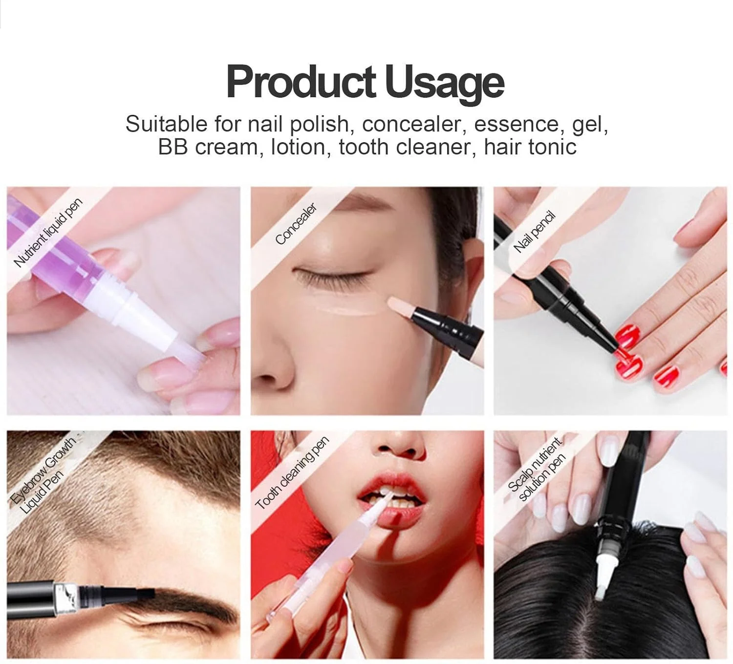 قلم روغن کوتیکول برای ناخن | قلم لوازم آرایشی شفاف برای کرم پودر - قلم های چرخشی رژ لب با نوک ظرف لوازم آرایشی، قلم چرخشی برای ژل ناخن و کرم پودر مایع قلم روغن کوتیکول برای ناخن | قلم لوازم آرایشی شفاف برای کرم پودر - قلم های چرخشی رژ لب با نوک ظرف لوازم آرایشی، قلم چرخشی برای ژل ناخن و کرم پودر مایع