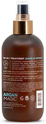 مجموعه اسپری حالت دهنده و درمانی 10 در 1 آرگان مجیک + روغن موی فشرده - اسپری چند منظوره برای انواع مو | آبرسان | ساخت آمریکا | فاقد پارابن | بدون تست حیوانی (236 میلی لیتر / 118 میلی لیتر) مجموعه اسپری حالت دهنده و درمانی 10 در 1 آرگان مجیک + روغن موی فشرده - اسپری چند منظوره برای انواع مو | آبرسان | ساخت آمریکا | فاقد پارابن | بدون تست حیوانی (236 میلی لیتر / 118 میلی لیتر)