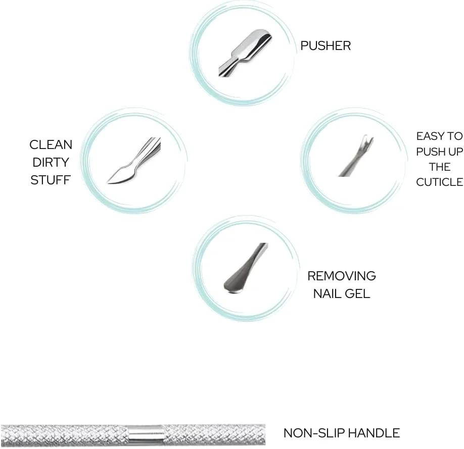 مجموعه ابزار حذف پوست مرده اطراف ناخن BELISMA، شامل نیپر کوتیکول و 2 عدد عقب زننده کوتیکول پوست مرده به همراه روغن کوتیکول (مجموعه 4 عددی) مجموعه ابزار حذف پوست مرده اطراف ناخن BELISMA، شامل نیپر کوتیکول و 2 عدد عقب زننده کوتیکول پوست مرده به همراه روغن کوتیکول (مجموعه 4 عددی)