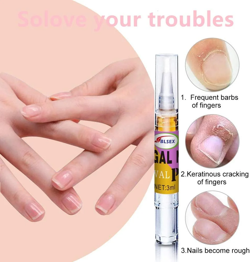 روغن کوتیکول برای مراقبت از ناخن، قلم ترمیم کننده موثر ناخن برای ناخن های آسیب دیده، برای ناخن های پا حاوی روغن درخت چای، ترمیم کننده ناخن های دست بسیار قوی 3 میلی لیتر * 4 عدد