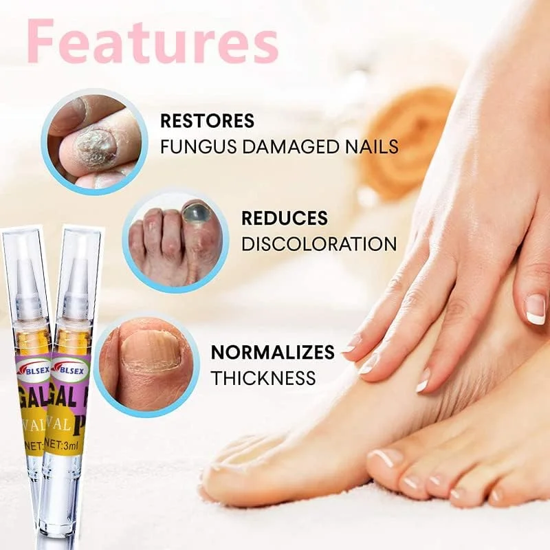 روغن کوتیکول برای مراقبت از ناخن، قلم ترمیم کننده موثر ناخن برای ناخن های آسیب دیده، برای ناخن های پا حاوی روغن درخت چای، ترمیم کننده ناخن های دست بسیار قوی 3 میلی لیتر * 4 عدد