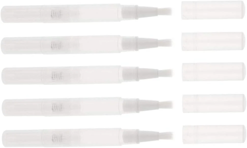 ۵ عدد قلم پیچشی خالی ۳ میلی لیتری با برس، لوله مسافرتی قابل حمل برای روغن کوتیکول/لاک ناخن/ژل سفید کننده دندان/رشد مژه/ظرف براق کننده لب ۵ عدد قلم پیچشی خالی ۳ میلی لیتری با برس، لوله مسافرتی قابل حمل برای روغن کوتیکول/لاک ناخن/ژل سفید کننده دندان/رشد مژه/ظرف براق کننده لب