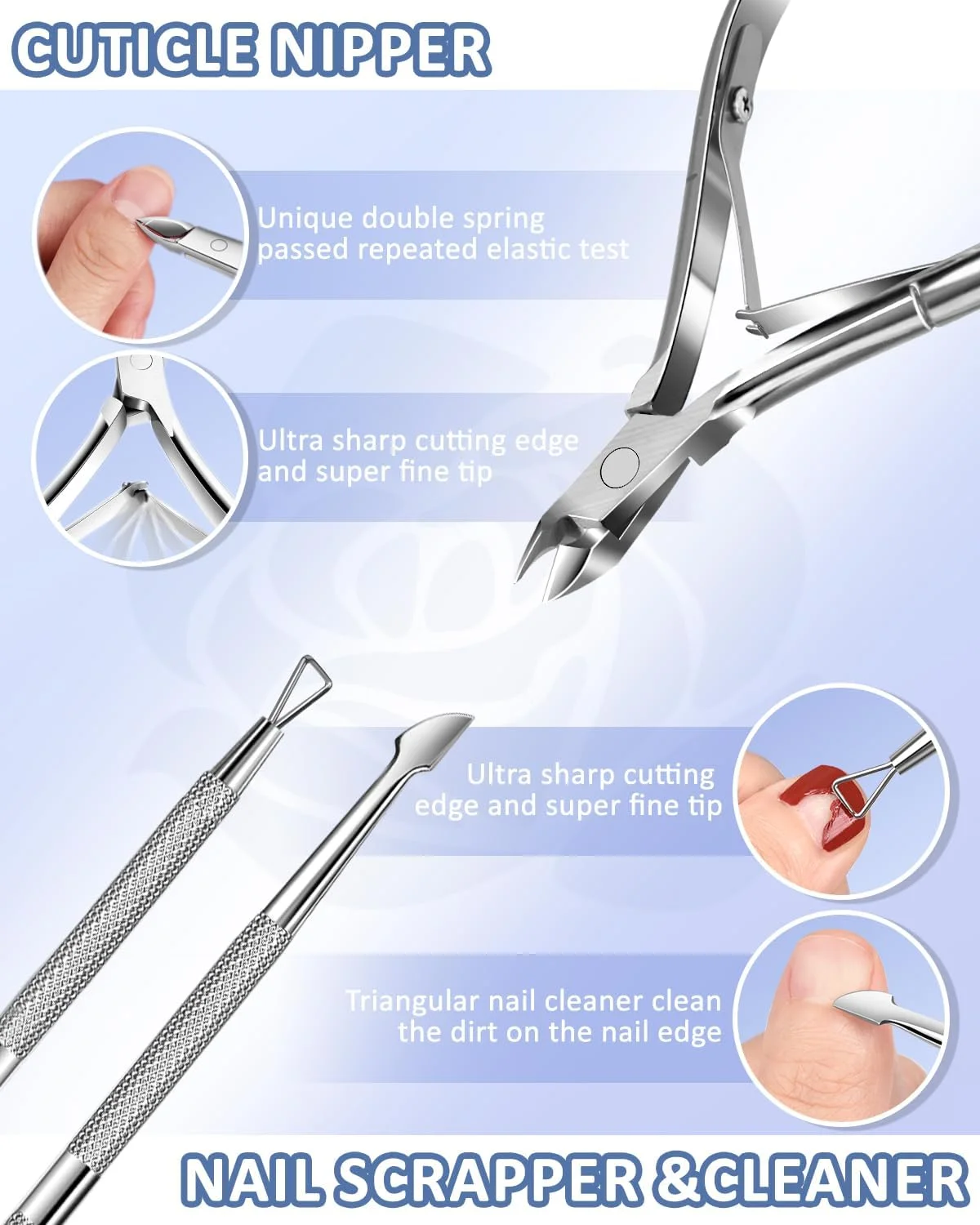 مجموعه پاک کننده لاک ژل مورگلس، گیره های ناخن صورتی و پدهای بدون پرز برای پاک کردن لاک، روغن کوتیکول و ابزار مرتب کننده کوتیکول، برس تمیز کننده خراشنده ناخن، سوهان و بافر ناخن مجموعه پاک کننده لاک ژل مورگلس، گیره های ناخن صورتی و پدهای بدون پرز برای پاک کردن لاک، روغن کوتیکول و ابزار مرتب کننده کوتیکول، برس تمیز کننده خراشنده ناخن، سوهان و بافر ناخن