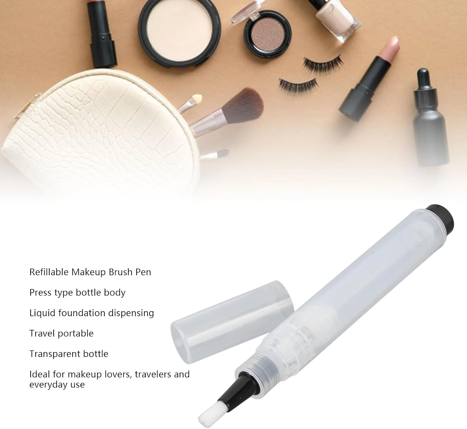 قلم های پیچشی شفاف، 3 عدد قلم روغن ناخن خالی با نوک برس، ظروف رژ لب آرایشی قابل حمل، لوله مایع رشد مژه قابل شارژ مجدد برای اپلیکاتور روغن کوتیکول قلم های پیچشی شفاف، 3 عدد قلم روغن ناخن خالی با نوک برس، ظروف رژ لب آرایشی قابل حمل، لوله مایع رشد مژه قابل شارژ مجدد برای اپلیکاتور روغن کوتیکول