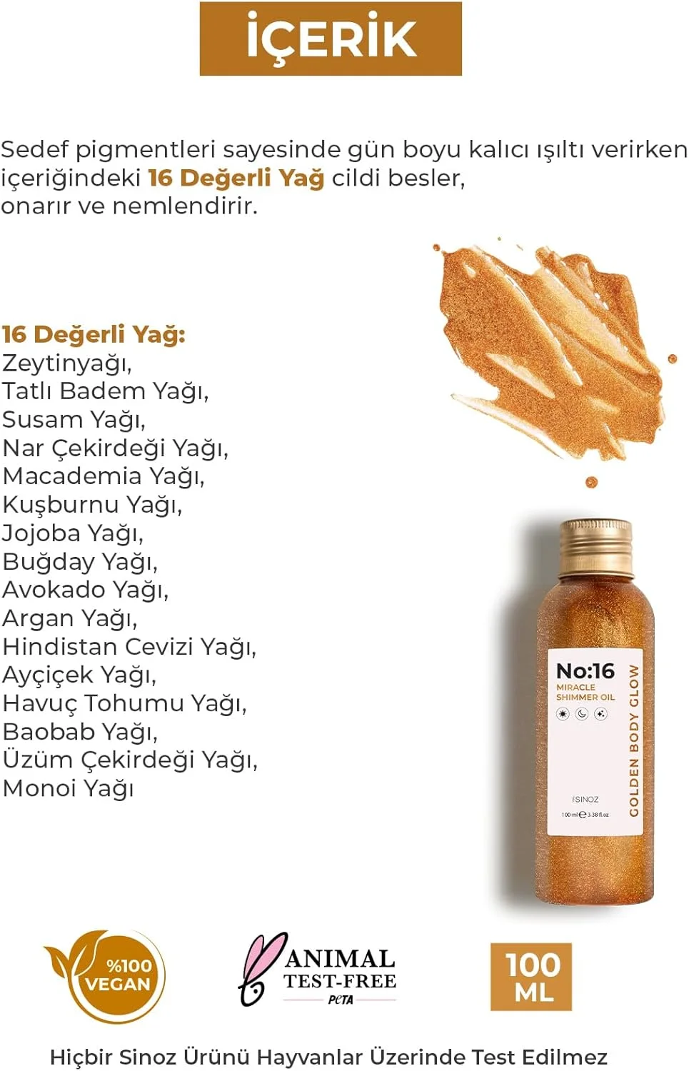 روغن درخشان معجزه آسای شماره 16 سینوز روغن درخشان معجزه آسای شماره 16 سینوز