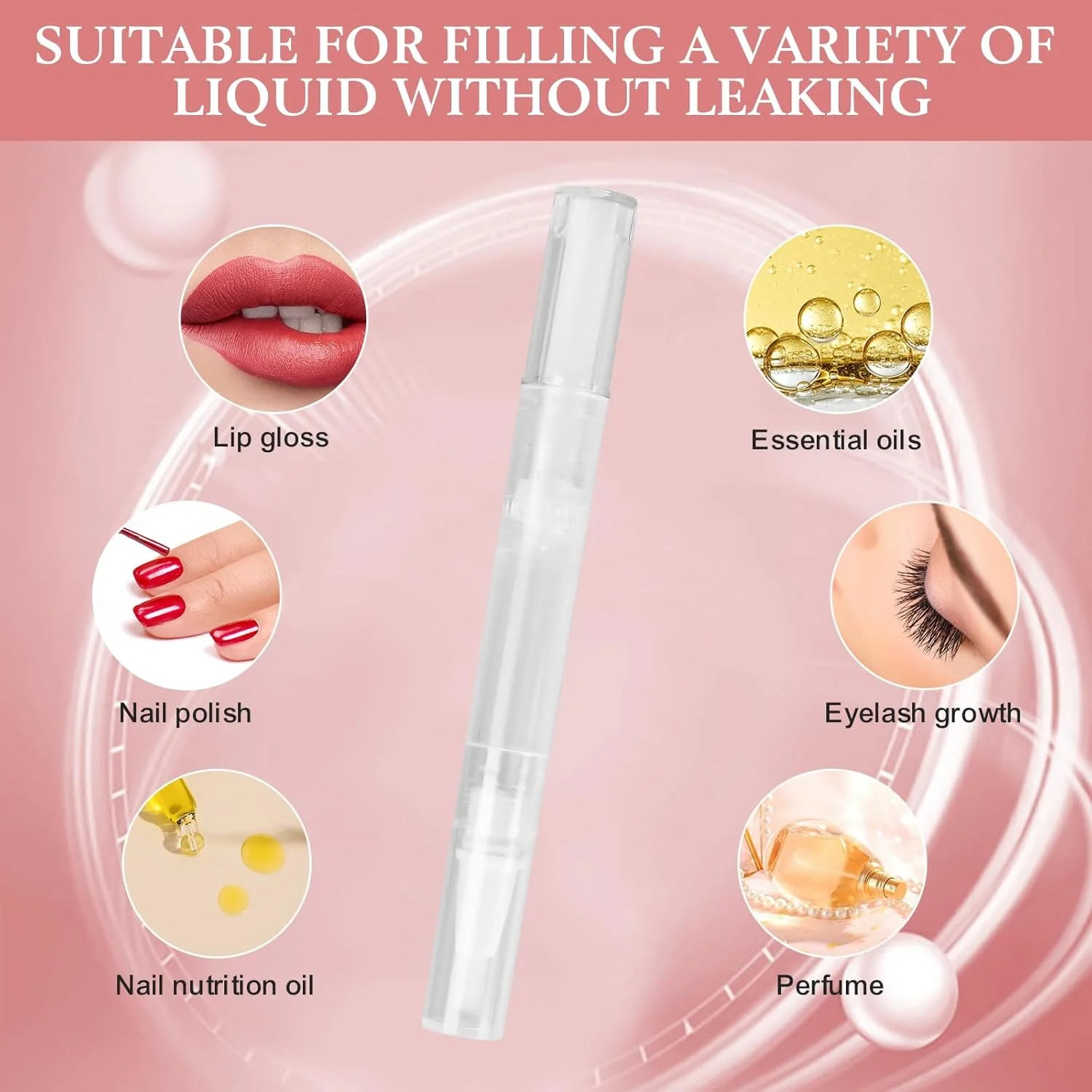۱۰۰ عدد قلم روغن کوتیکول خالی، قلم های پیچشی شفاف ۳ میلی لیتری، قلم روغن ناخن خالی با برس نوک خوشنویسی برای استفاده دقیق، ظرف براق کننده لب ۱۰۰ عدد قلم روغن کوتیکول خالی، قلم های پیچشی شفاف ۳ میلی لیتری، قلم روغن ناخن خالی با برس نوک خوشنویسی برای استفاده دقیق، ظرف براق کننده لب