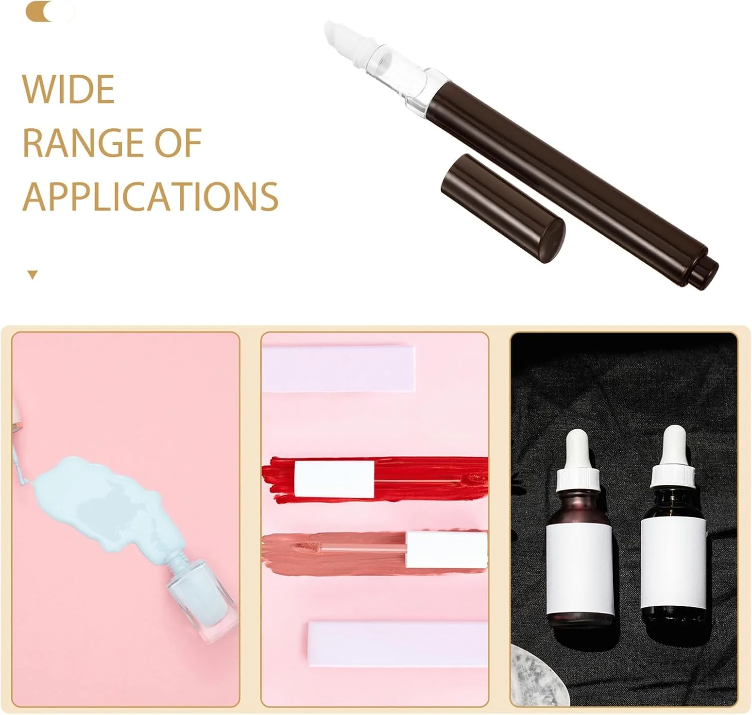 قلم مویی لب قابل شارژ FRCOLOR، اپلیکاتور بالم براق کننده لب، قلم روغن کوتیکول، بطری لاک با برس، لوله های مایع، لوازم سالن ناخن 2 میلی لیتر قلم مویی لب قابل شارژ FRCOLOR، اپلیکاتور بالم براق کننده لب، قلم روغن کوتیکول، بطری لاک با برس، لوله های مایع، لوازم سالن ناخن 2 میلی لیتر