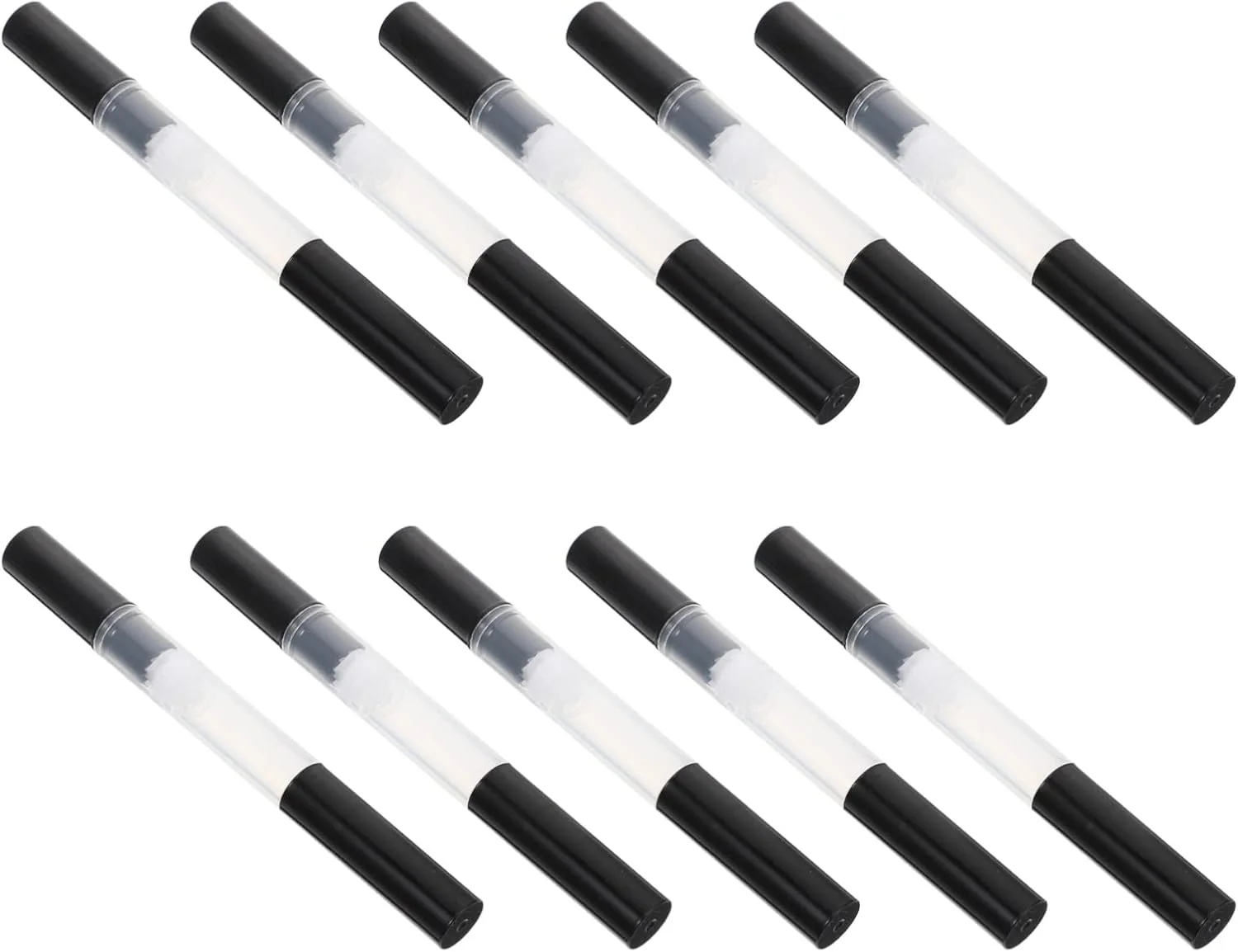 Beaupretty ۱۰ عدد قلم خالی روغن کوتیکول و ناخن، ظرف براق کننده لب برای تغذیه، مرطوب کردن و احیای کوتیکول های ترک خورده و سفت