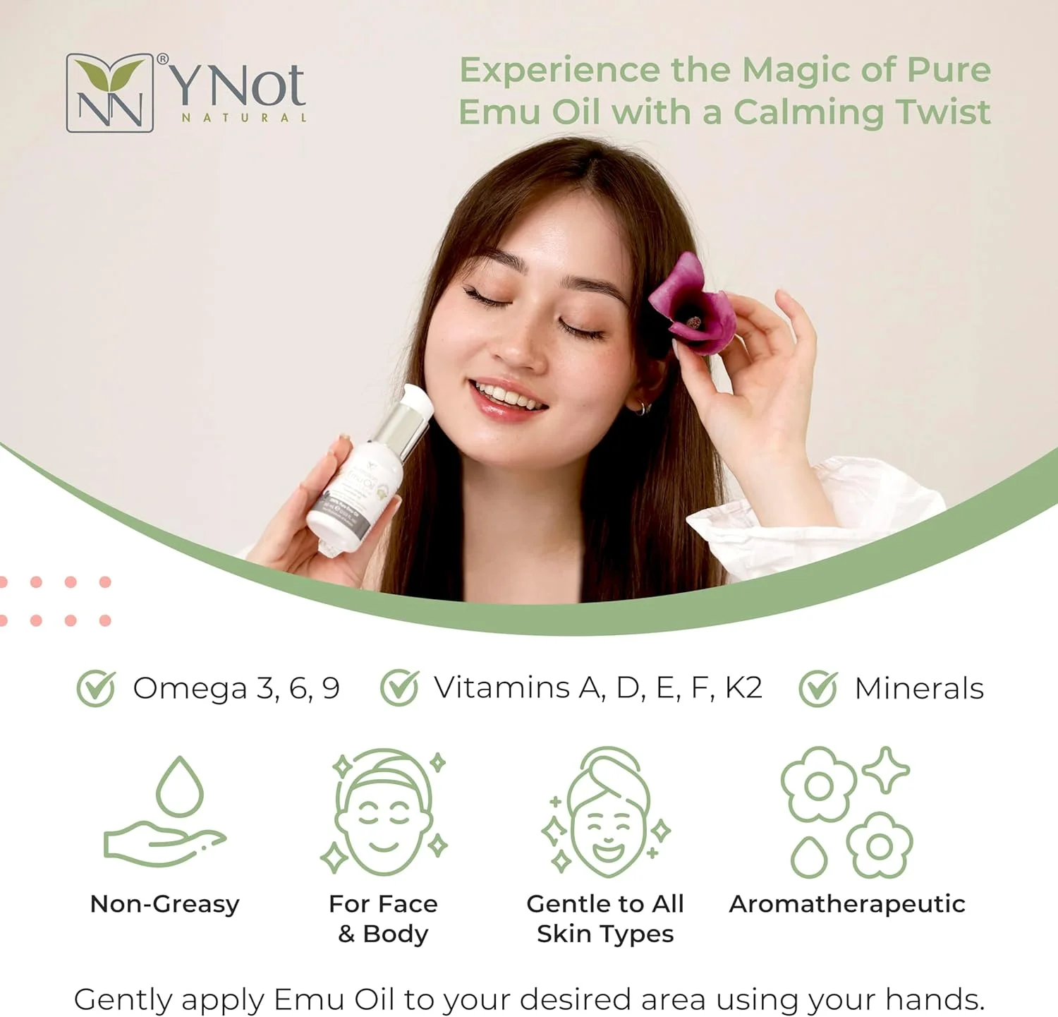 روغن ایمو استرالیایی فوق خالص - روغن ایمو لوکس و با گرید بیمارستانی 200 میلی لیتر | روغن امگا 3، 6 و 9 بومی با پرورش آزاد تزریق شده با 0.02% بوم گل رز - مرطوب کننده نهایی برای پوست، مو، ناخن و پوست سر