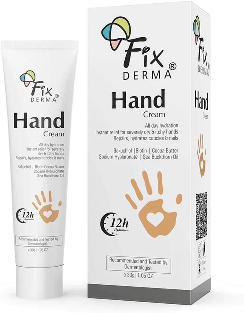 کرم دست فیکسرما مناسب برای خانم ها و آقایان | مرطوب کننده دست | کرم دست برای دست های خشک و زبر | حاوی کره کاکائو | کرم برای خارش دست | مناسب انواع پوست - 30 گرم