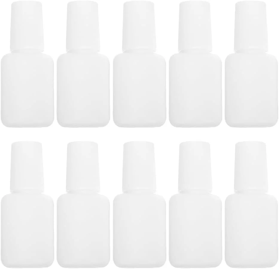 22 عدد بطری لاک، شیشه روغن کوتیکول ناخن، بطری های خالی پایه ناخن، شیشه های نمونه، شیشه های لاک DIY، بطری های چسب ناخن با برس، بطری خالی روکش ناخن، شیشه های ژل ناخن