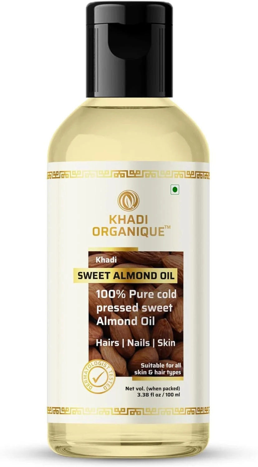 روغن بادام شیرین ارگانیک Khadi حجم ۱۰۰ میلی لیتر