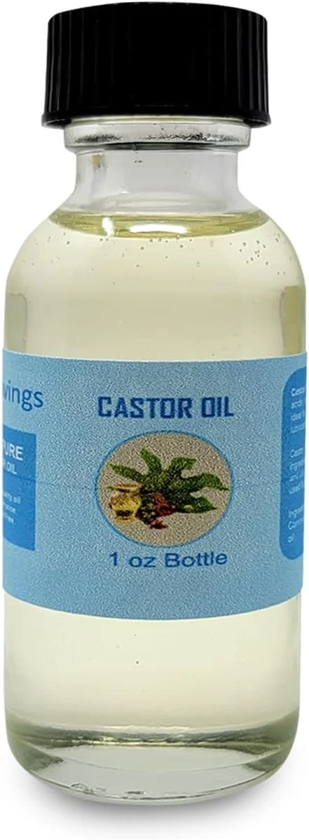 روغن کرچک ارگانیک USDA، پرس سرد، 100% خالص، روغن کرچک بدون هگزان - مرطوب کننده و التیام بخش، برای پوست خشک، رشد مو - برای پوست، مراقبت از مو، مژه ها